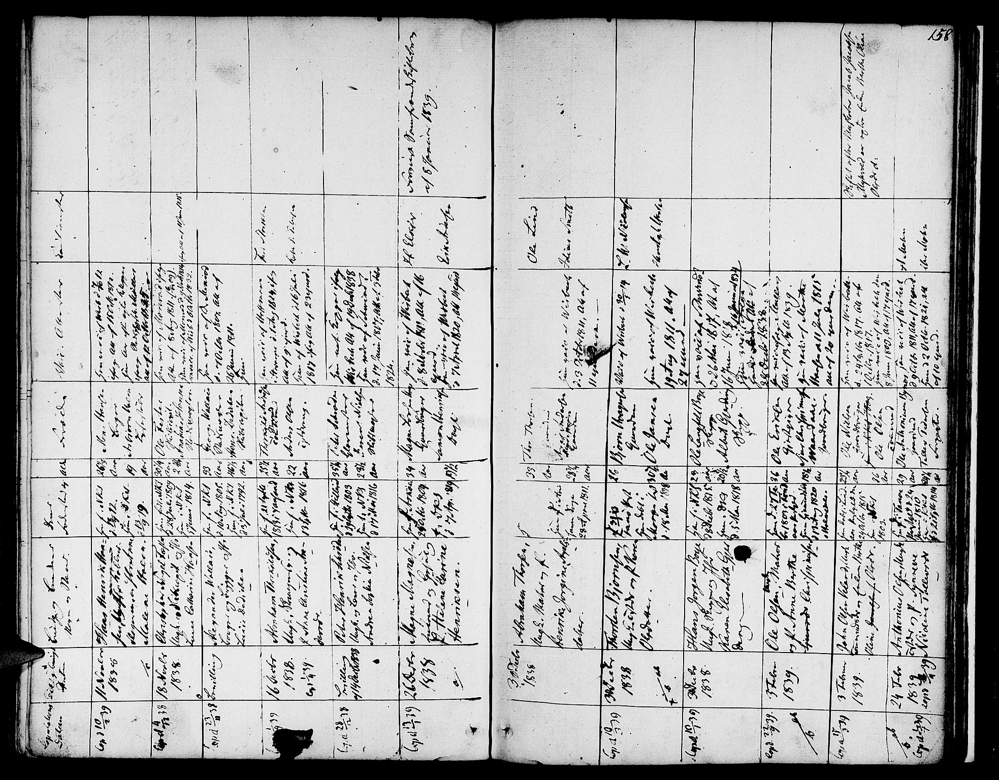 Nykirken Sokneprestembete, SAB/A-77101/H/Hab: Parish register (copy) no. A 2, 1782-1847, p. 158