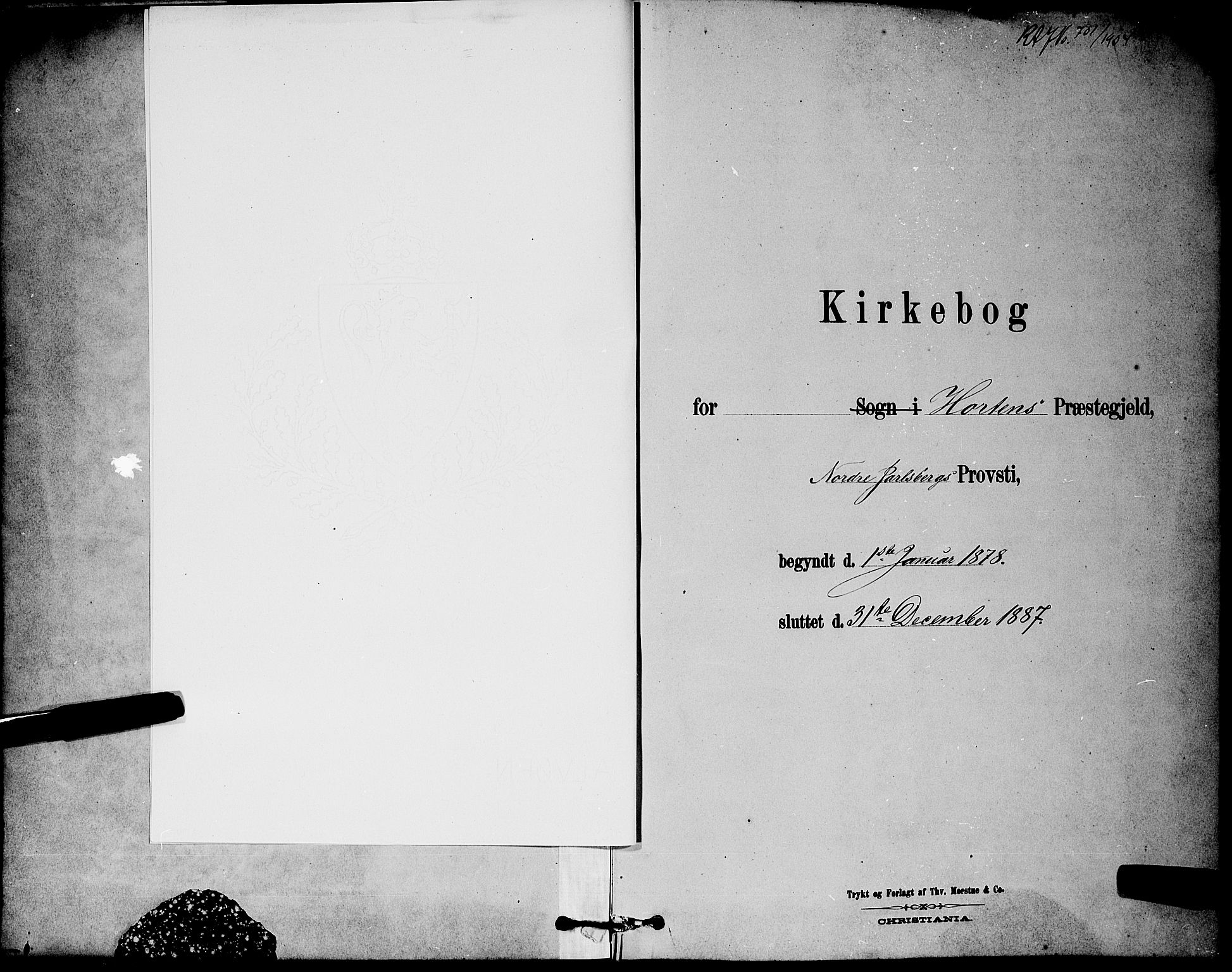 Horten kirkebøker, SAKO/A-348/G/Ga/L0003: Parish register (copy) no. 4, 1878-1887