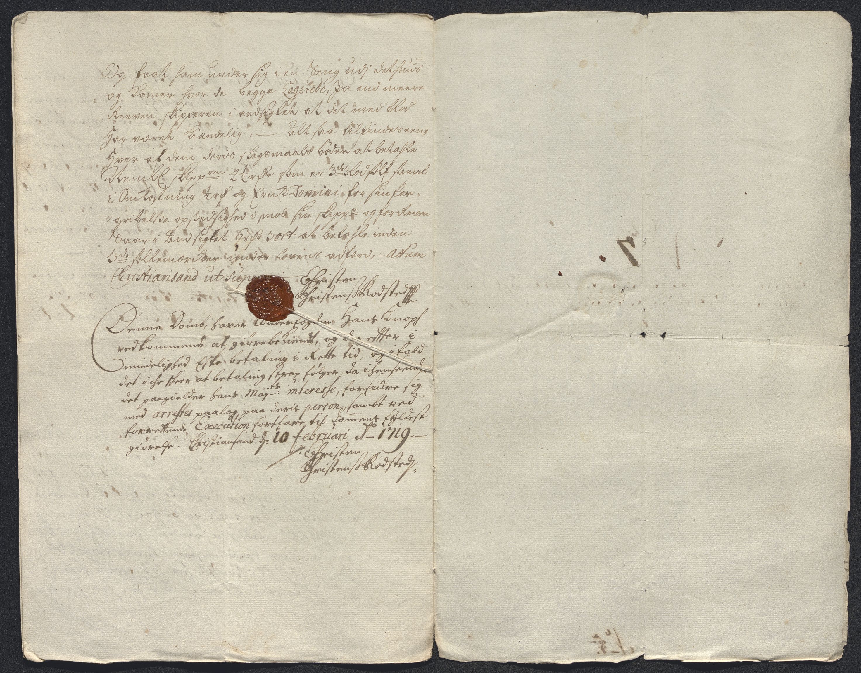 Rentekammeret inntil 1814, Reviderte regnskaper, Byregnskaper, AV/RA-EA-4066/R/Rm/L0286: [M19] Sikt og sakefall, 1719-1727, p. 130