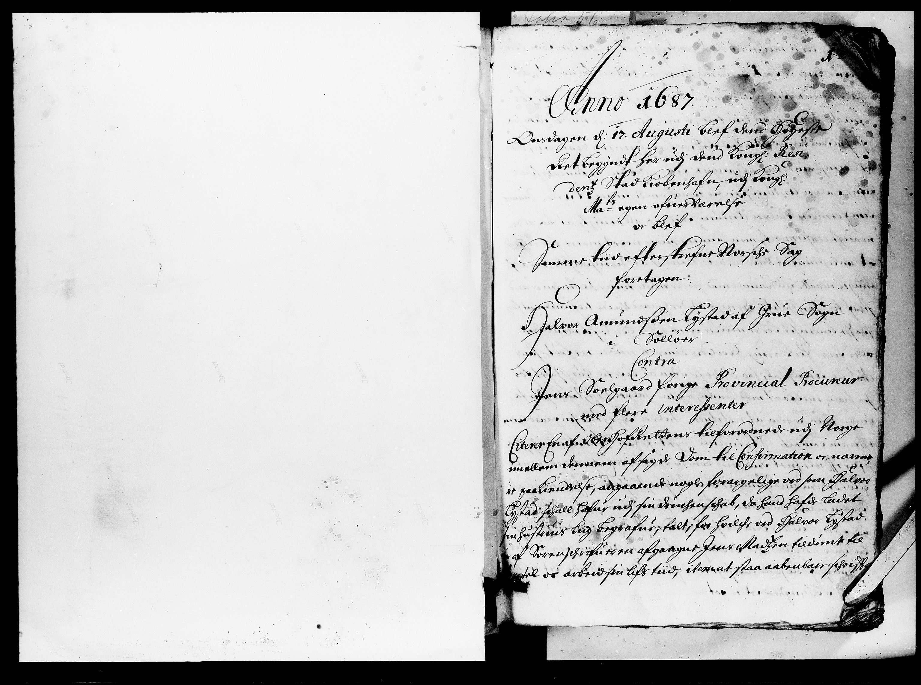 Højesteret, DRA/A-0009, 1687, p. 0b-1a