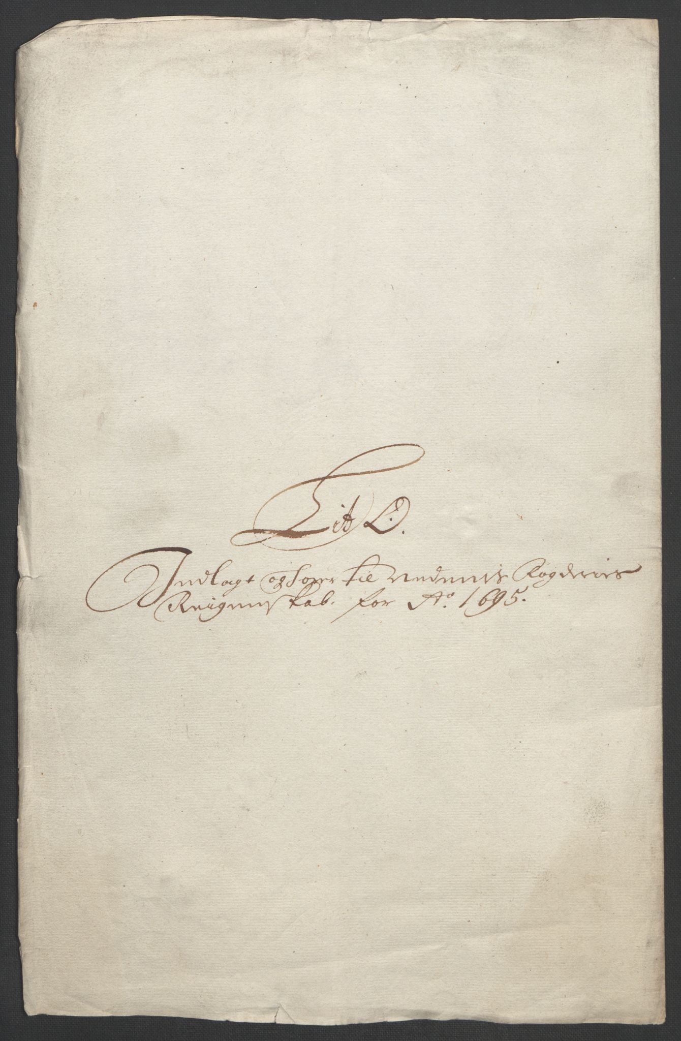 Rentekammeret inntil 1814, Reviderte regnskaper, Fogderegnskap, AV/RA-EA-4092/R39/L2312: Fogderegnskap Nedenes, 1693-1695, p. 331