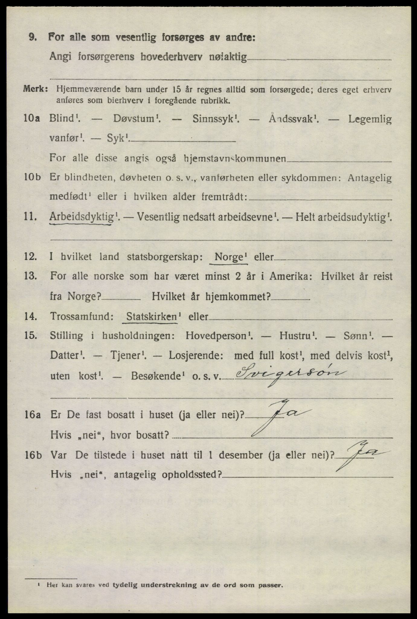 SAKO, 1920 census for Ådal, 1920, p. 7631