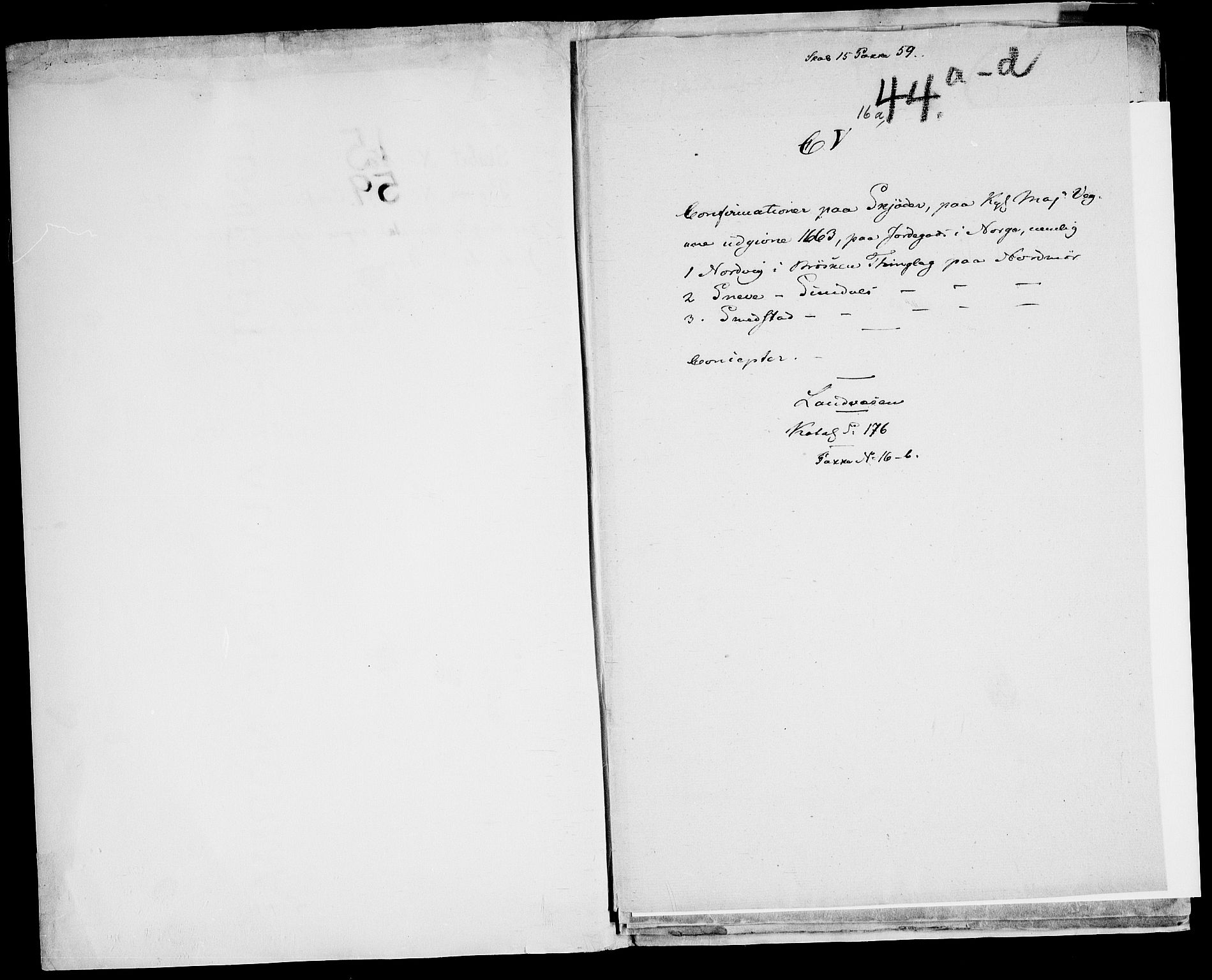 Danske Kanselli, Skapsaker, RA/EA-4061/F/L0073: Skap 15, pakke 52-75, 1618-1719, p. 60