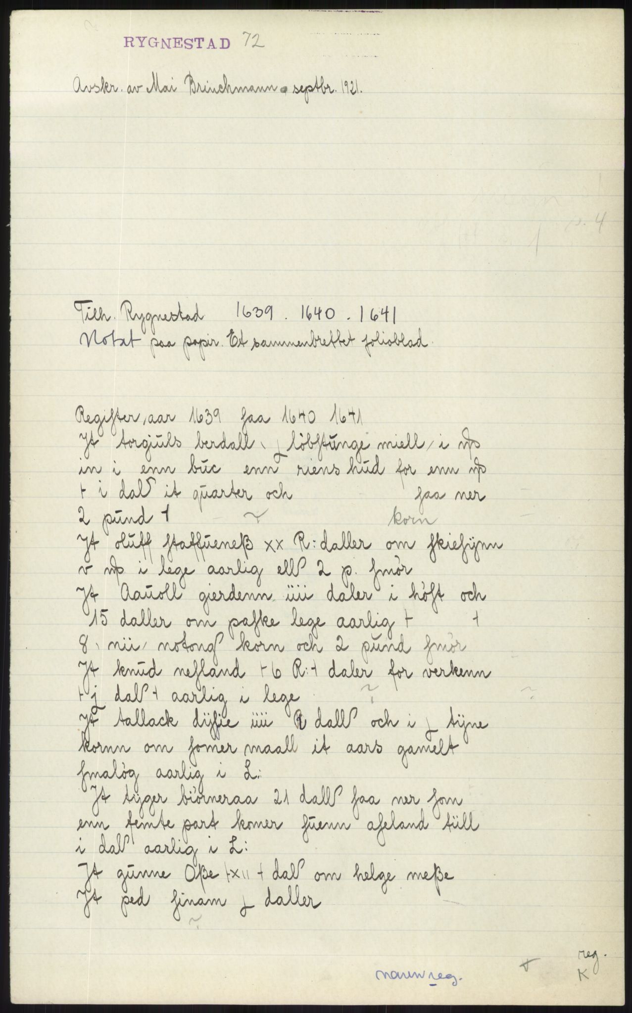 Samlinger til kildeutgivelse, Diplomavskriftsamlingen, AV/RA-EA-4053/H/Ha, p. 1041