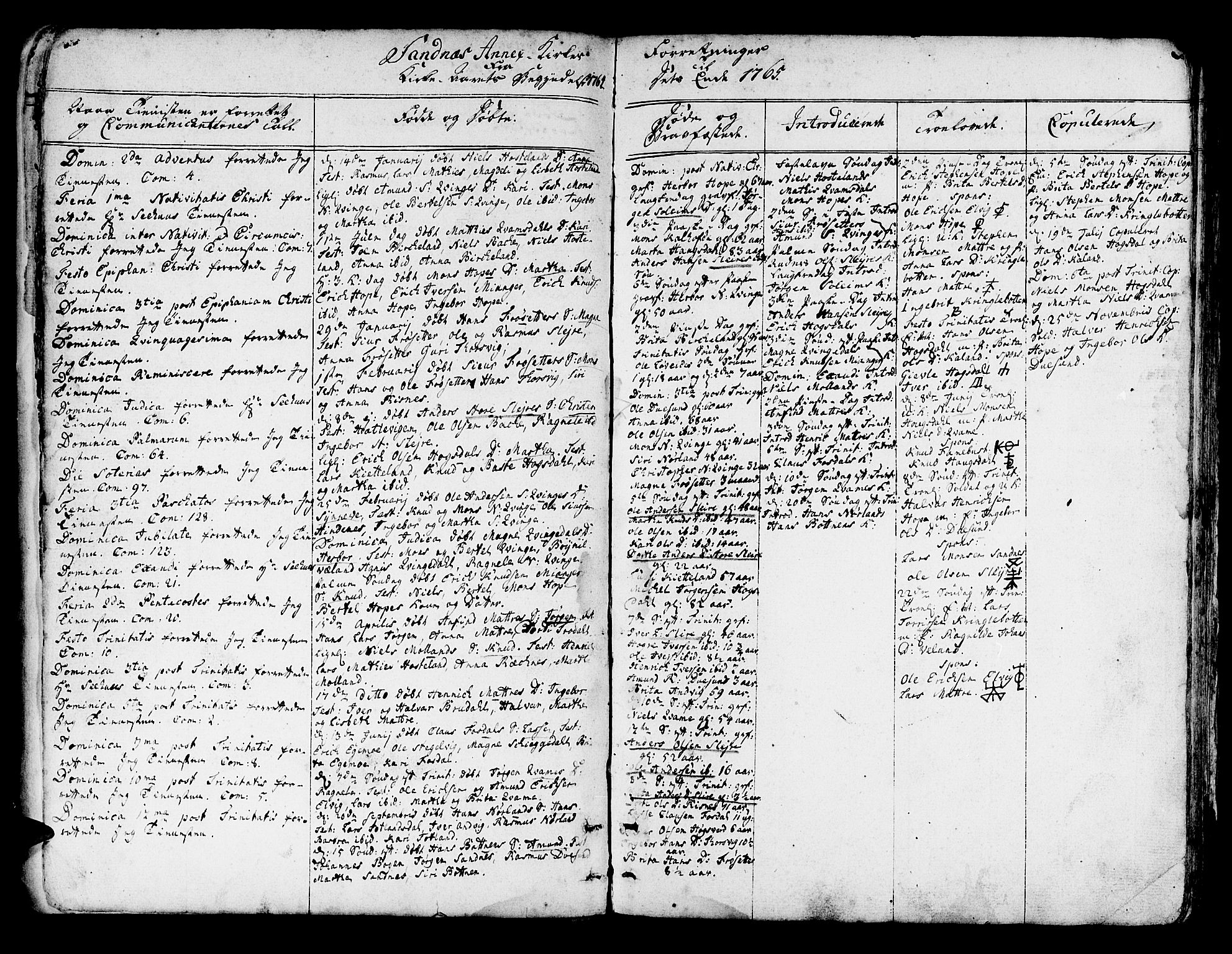 Lindås Sokneprestembete, SAB/A-76701/H/Haa: Parish register (official) no. A 4, 1764-1791, p. 3