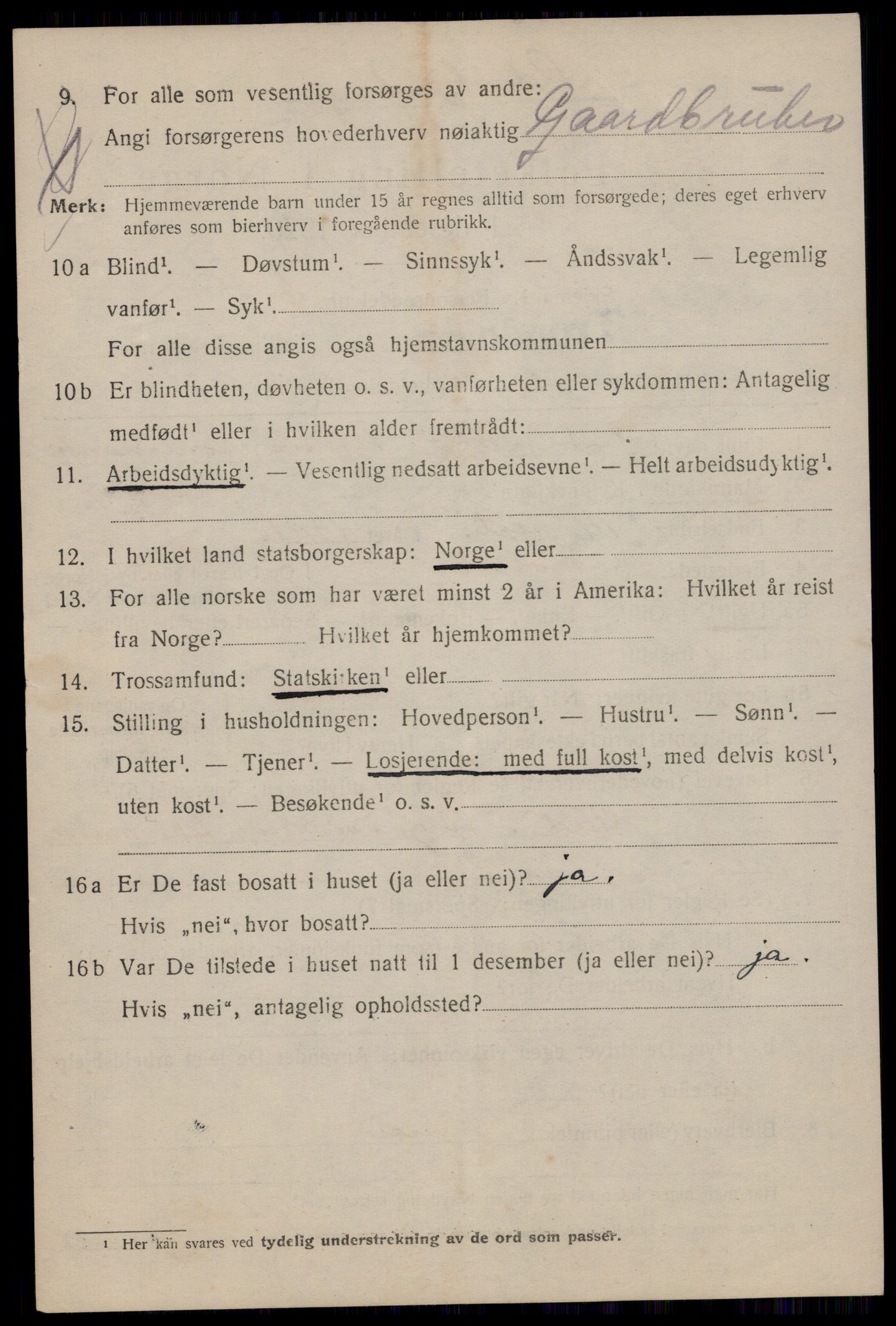 SAT, 1920 census for Trondheim, 1920, p. 81113