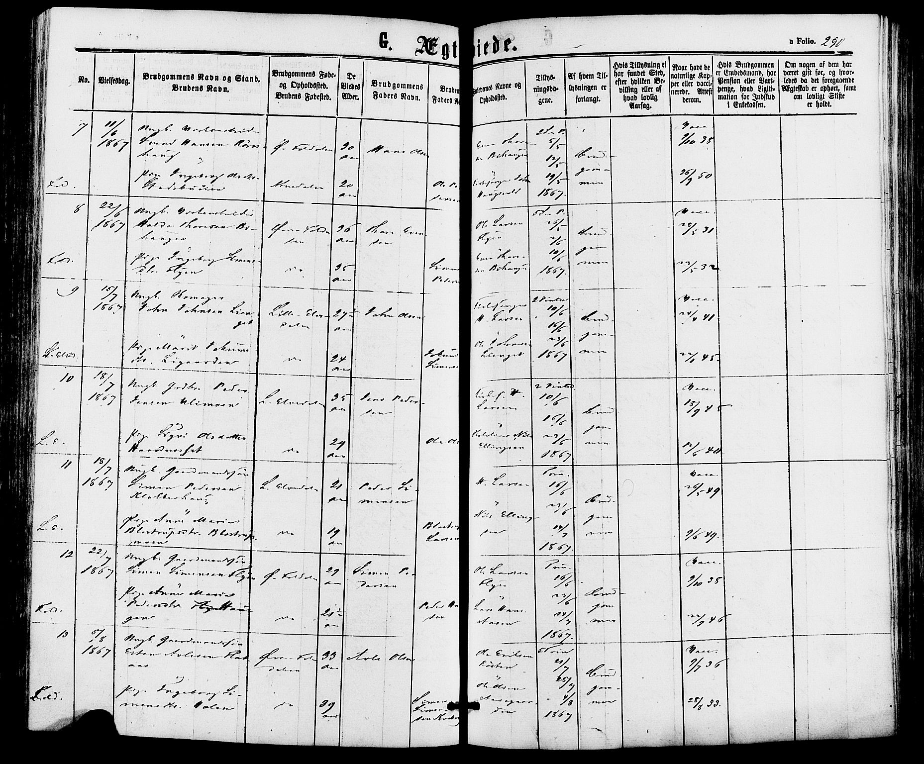 Alvdal prestekontor, AV/SAH-PREST-060/H/Ha/Haa/L0001: Parish register (official) no. 1, 1863-1882, p. 290