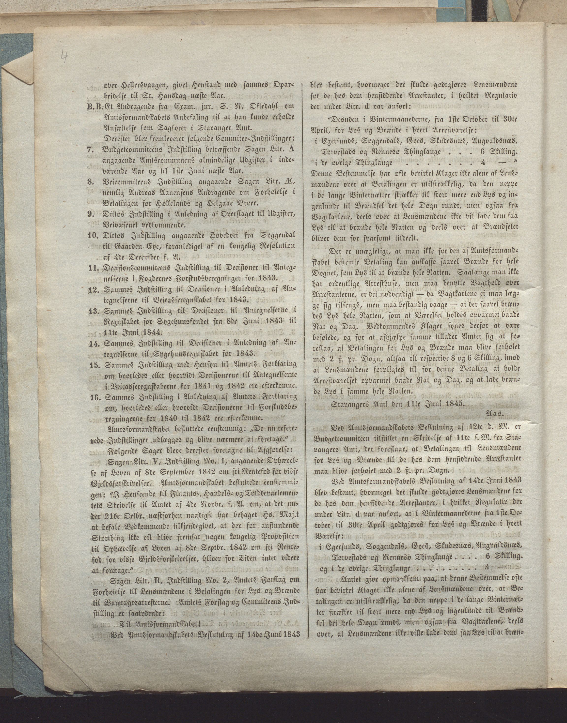 Rogaland fylkeskommune - Fylkesrådmannen , IKAR/A-900/A, 1838-1848, p. 173