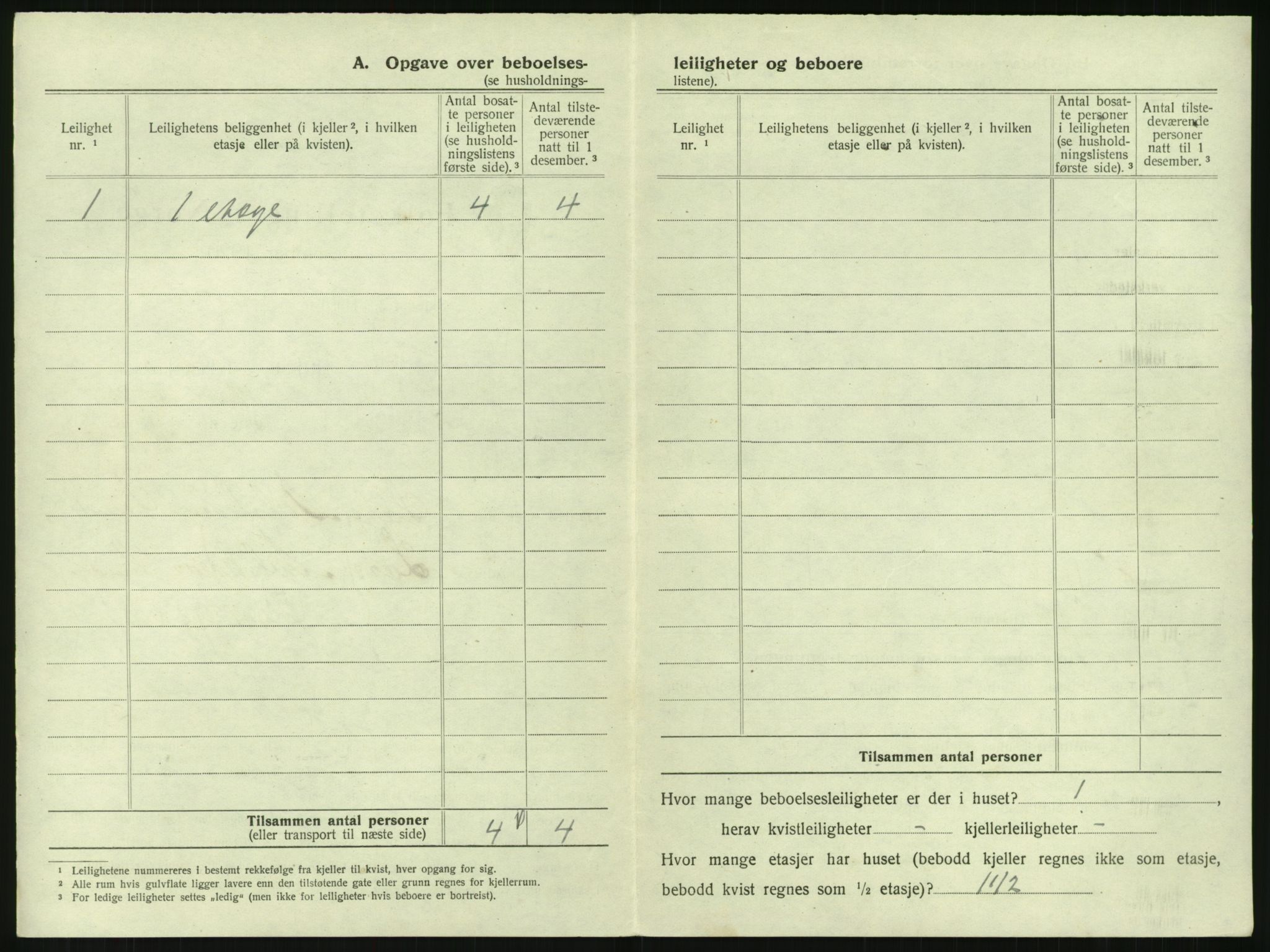 SAK, 1920 census for Flekkefjord, 1920, p. 47