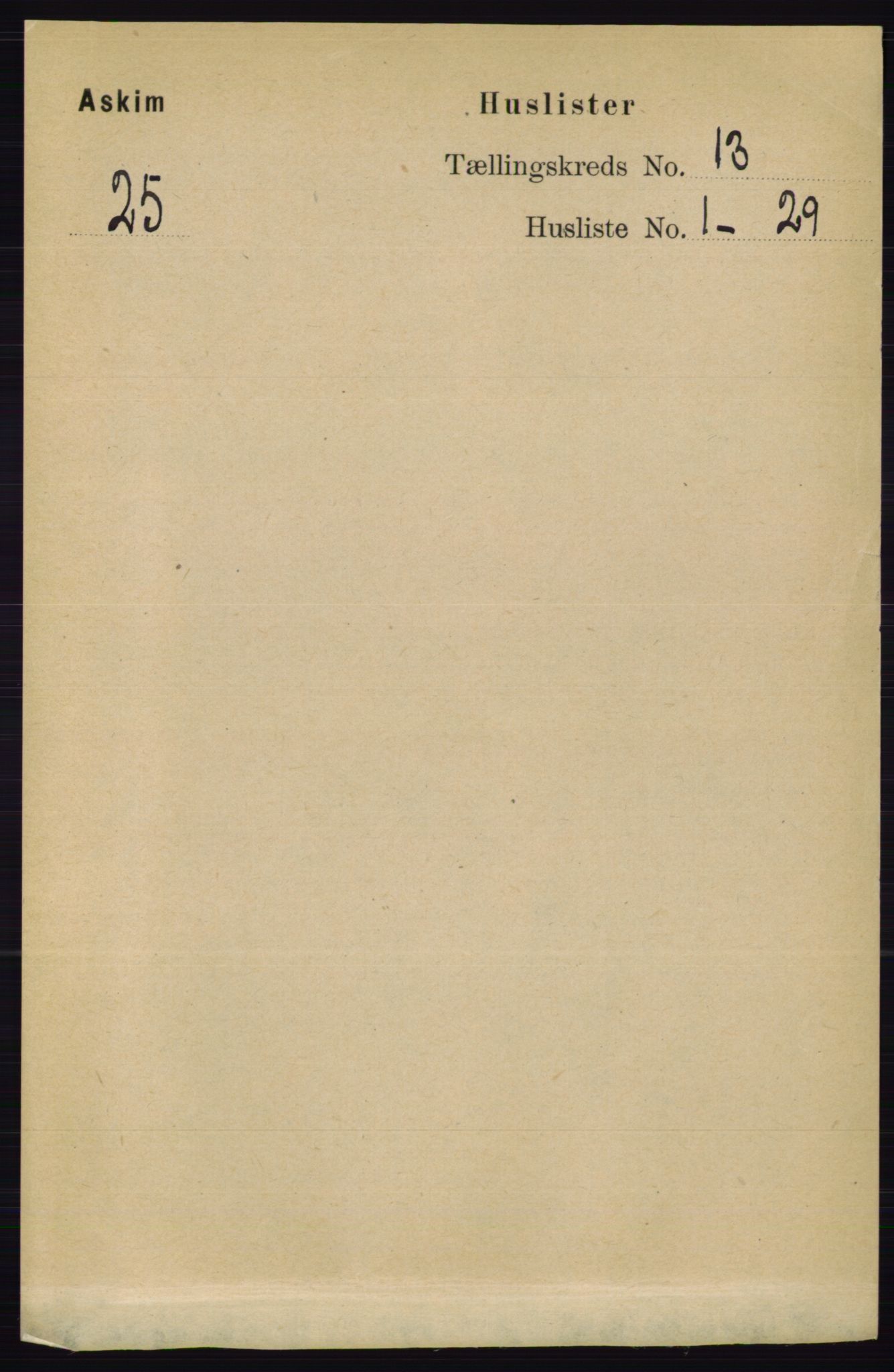 RA, 1891 census for 0124 Askim, 1891, p. 2010