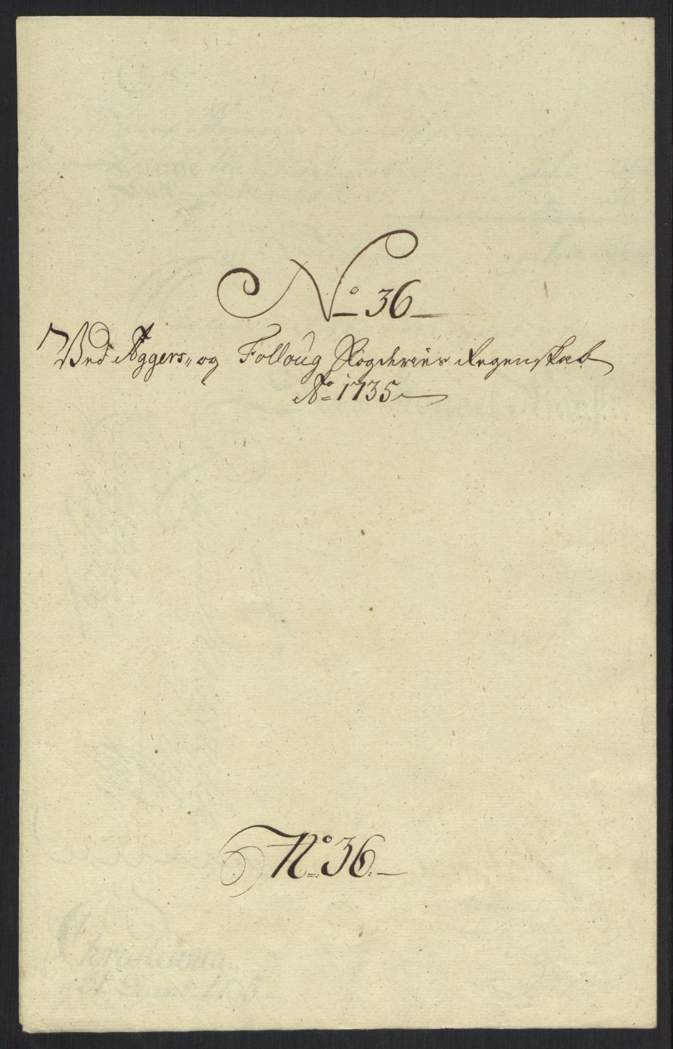 Rentekammeret inntil 1814, Reviderte regnskaper, Fogderegnskap, AV/RA-EA-4092/R10/L0474: Fogderegnskap Aker og Follo, 1735, p. 132