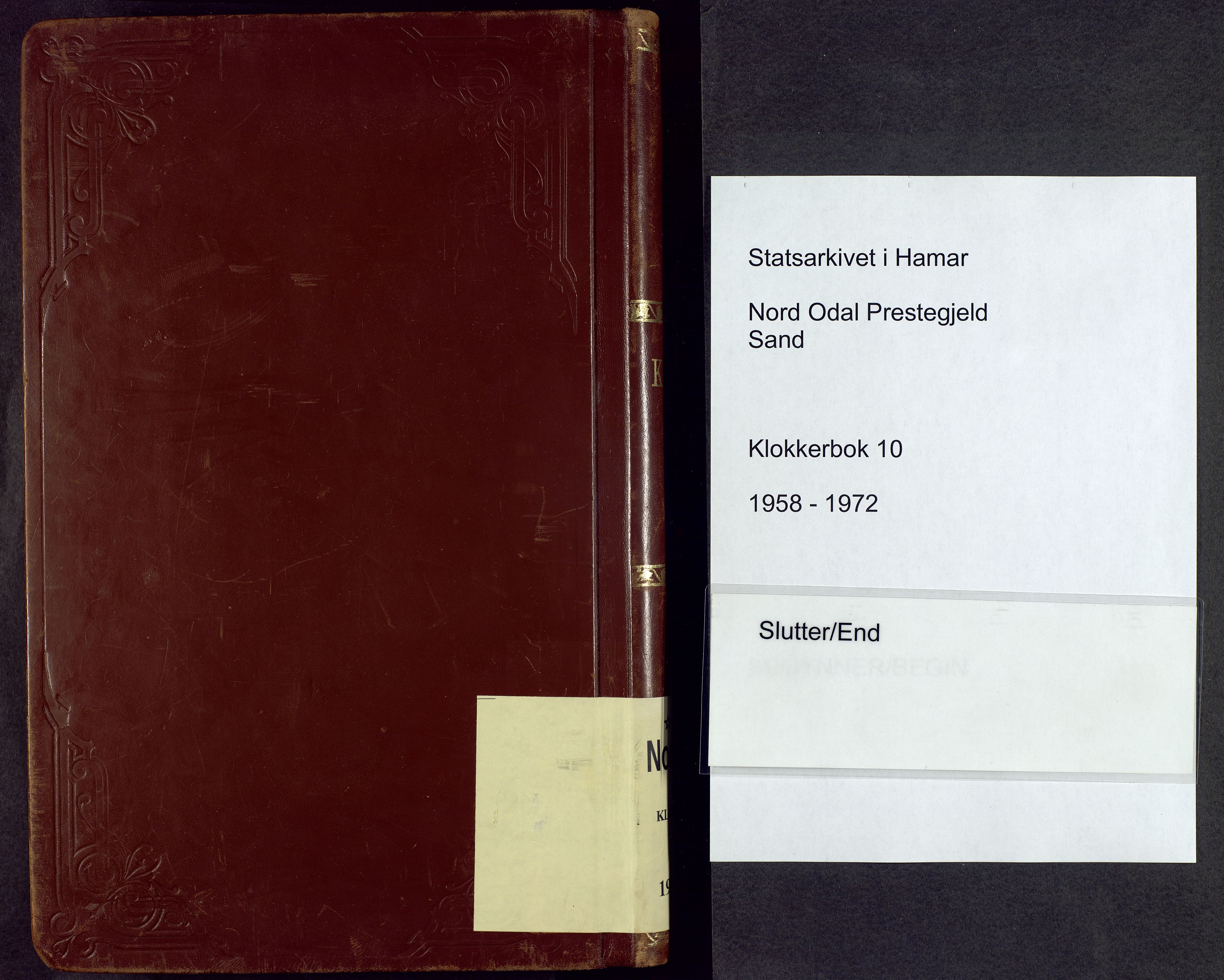 Nord-Odal prestekontor, AV/SAH-PREST-032/H/Ha/Hab/L0010: Parish register (copy) no. 10, 1958-1972