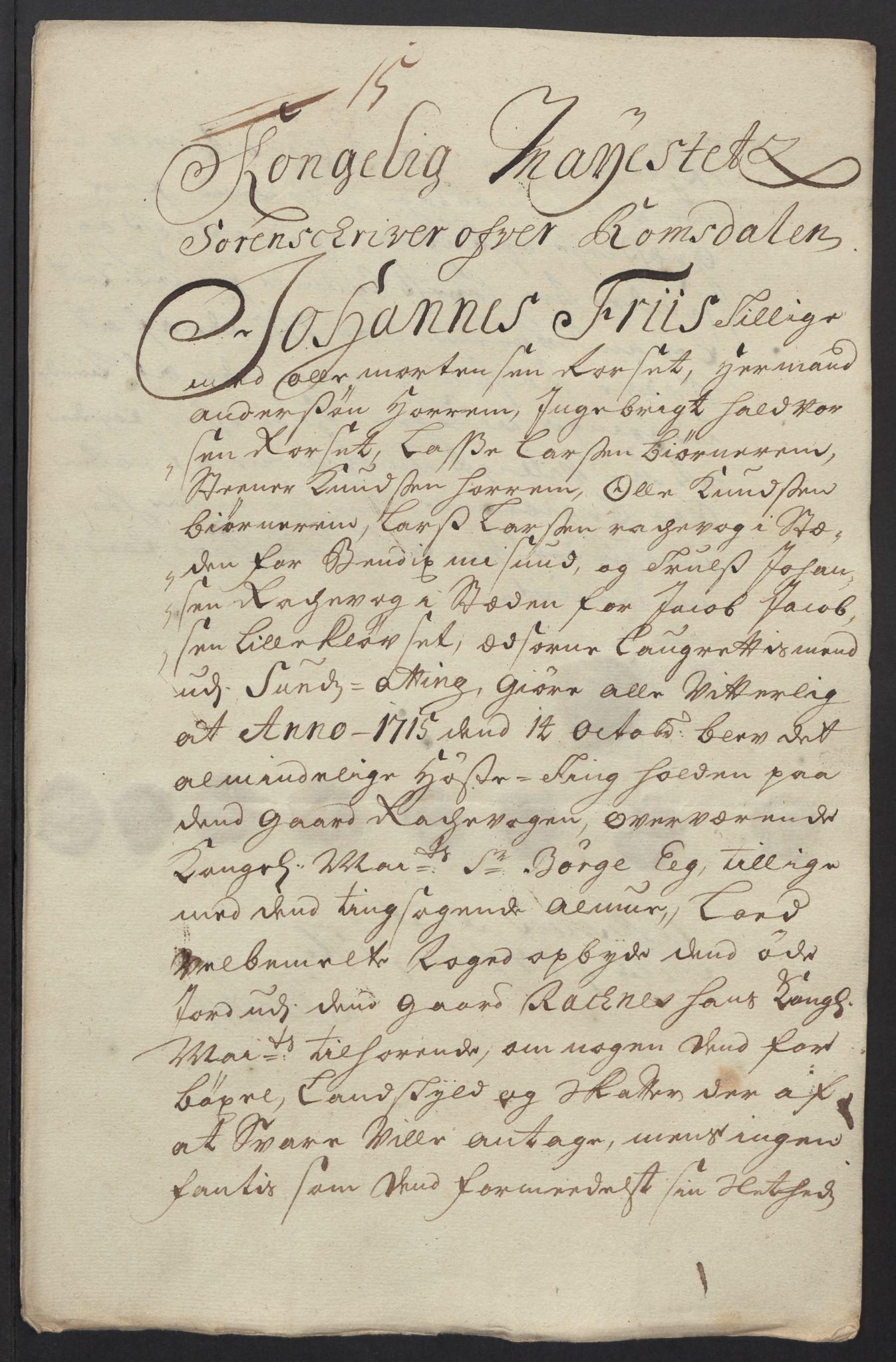 Rentekammeret inntil 1814, Reviderte regnskaper, Fogderegnskap, RA/EA-4092/R55/L3663: Fogderegnskap Romsdal, 1715-1716, p. 176