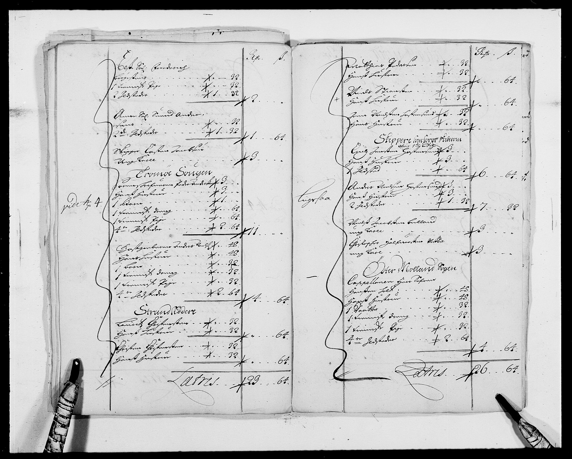 Rentekammeret inntil 1814, Reviderte regnskaper, Fogderegnskap, AV/RA-EA-4092/R39/L2311: Fogderegnskap Nedenes, 1690-1692, p. 129