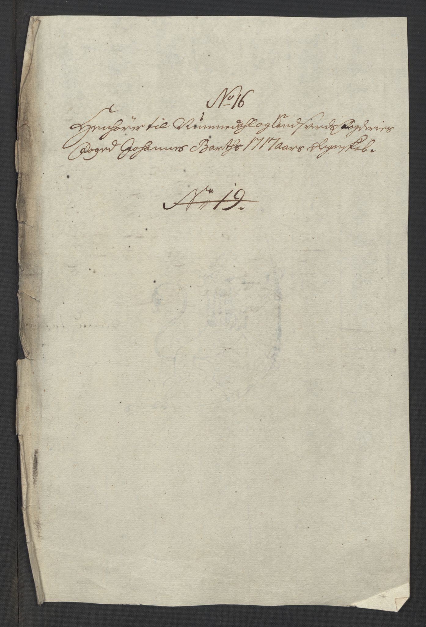 Rentekammeret inntil 1814, Reviderte regnskaper, Fogderegnskap, AV/RA-EA-4092/R24/L1593: Fogderegnskap Numedal og Sandsvær, 1717, p. 311