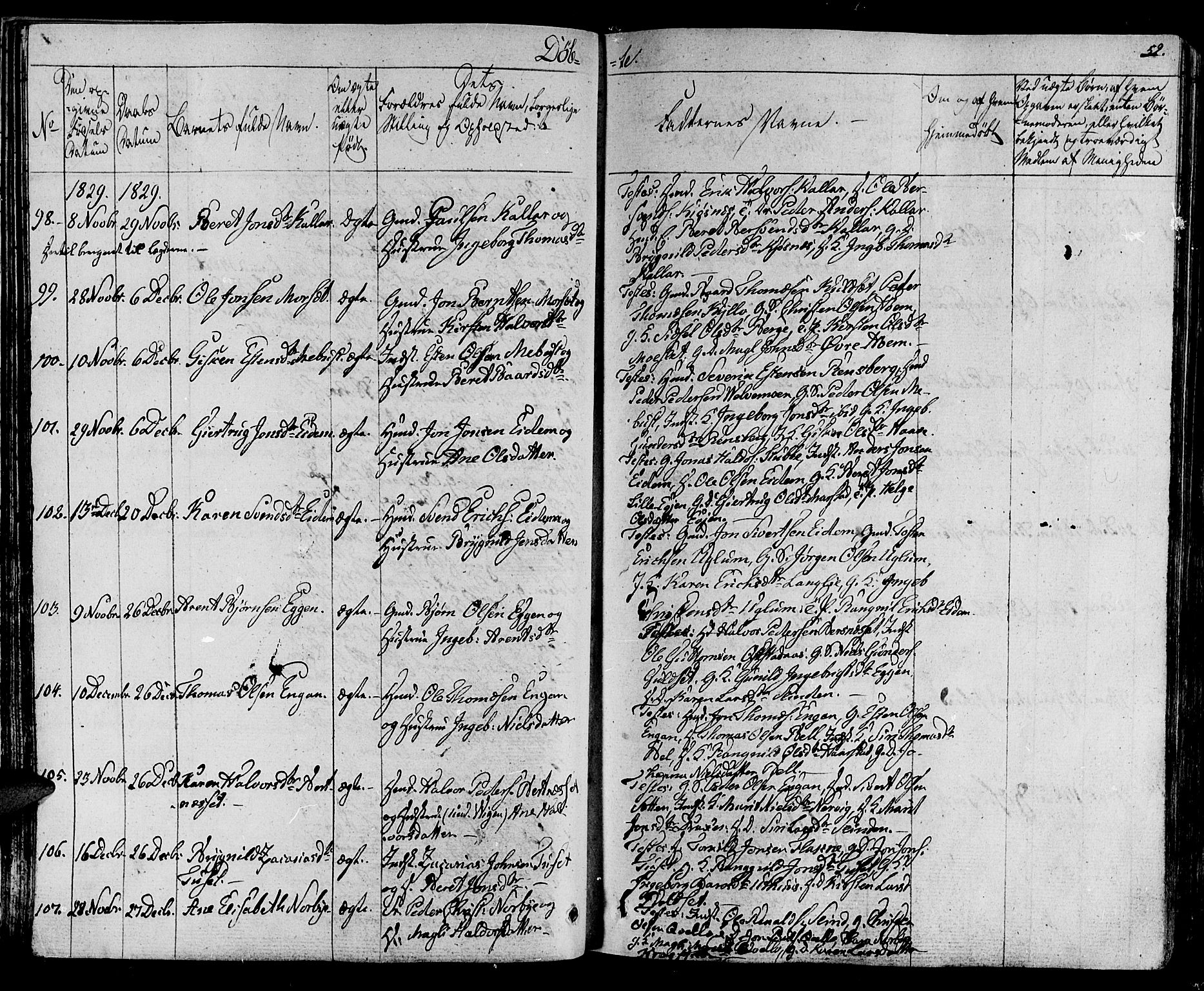 Ministerialprotokoller, klokkerbøker og fødselsregistre - Sør-Trøndelag, SAT/A-1456/695/L1143: Parish register (official) no. 695A05 /1, 1824-1842, p. 52