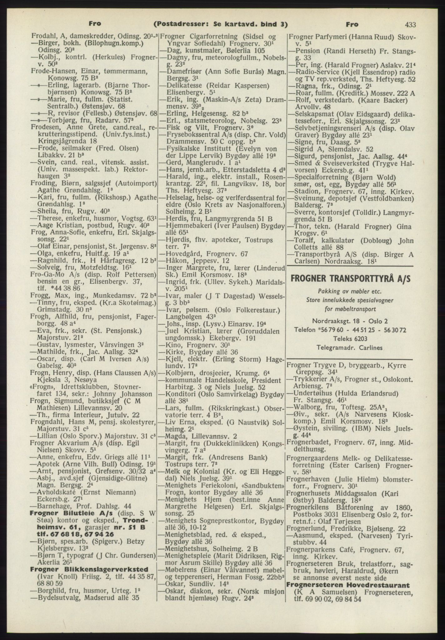 Kristiania/Oslo adressebok, PUBL/-, 1970-1971, p. 433