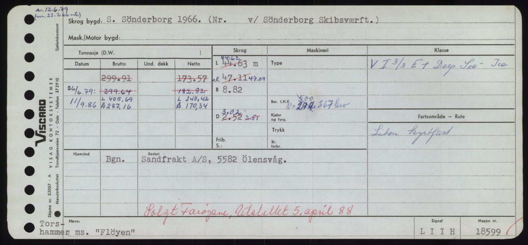 Sjøfartsdirektoratet med forløpere, Skipsmålingen, AV/RA-S-1627/H/Hd/L0011: Fartøy, Fla-Får, p. 93