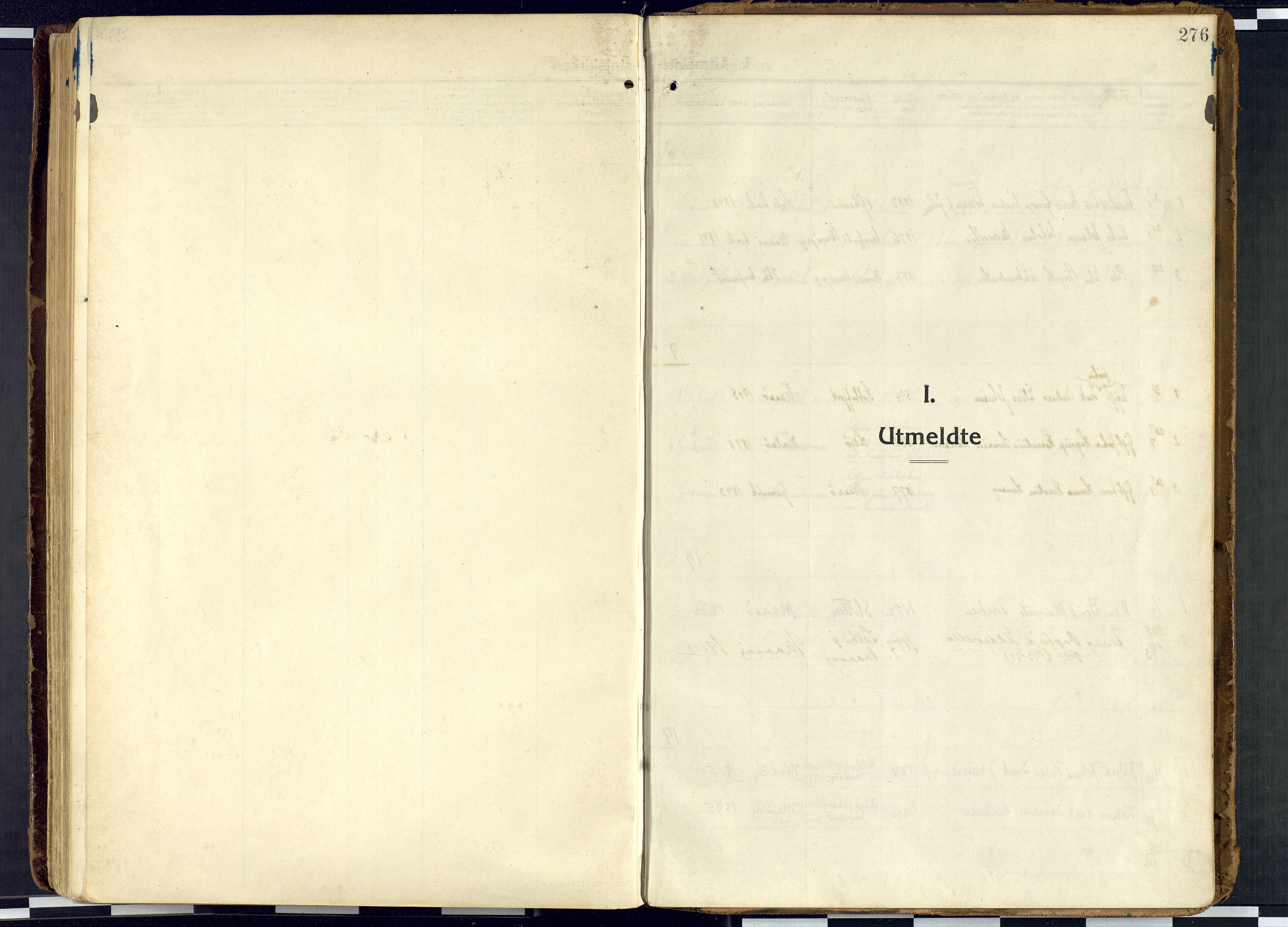 Måsøy sokneprestkontor, AV/SATØ-S-1348/H/Ha/L0010kirke: Parish register (official) no. 10, 1915-1933, p. 276