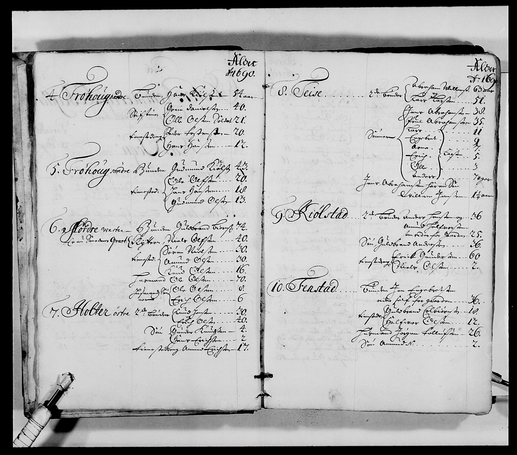Kommanderende general (KG I) med Det norske krigsdirektorium, AV/RA-EA-5419/E/Ea/L0474: Kavaleriet, 1682-1730, p. 57