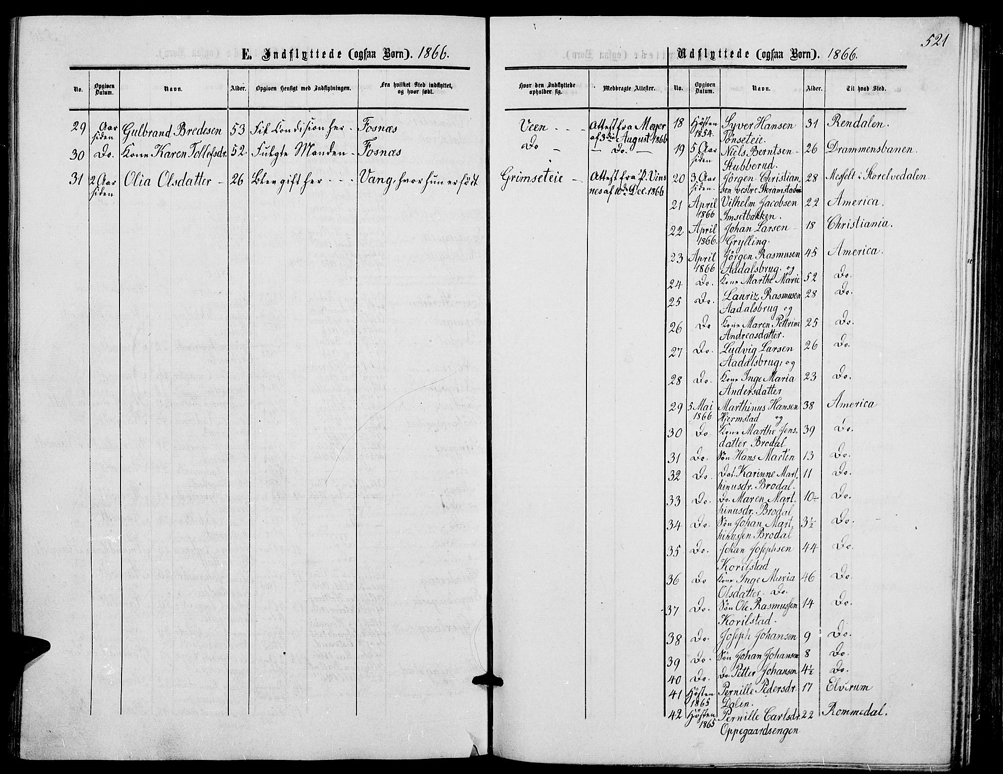 Løten prestekontor, SAH/PREST-022/L/La/L0004: Parish register (copy) no. 4, 1863-1877, p. 521