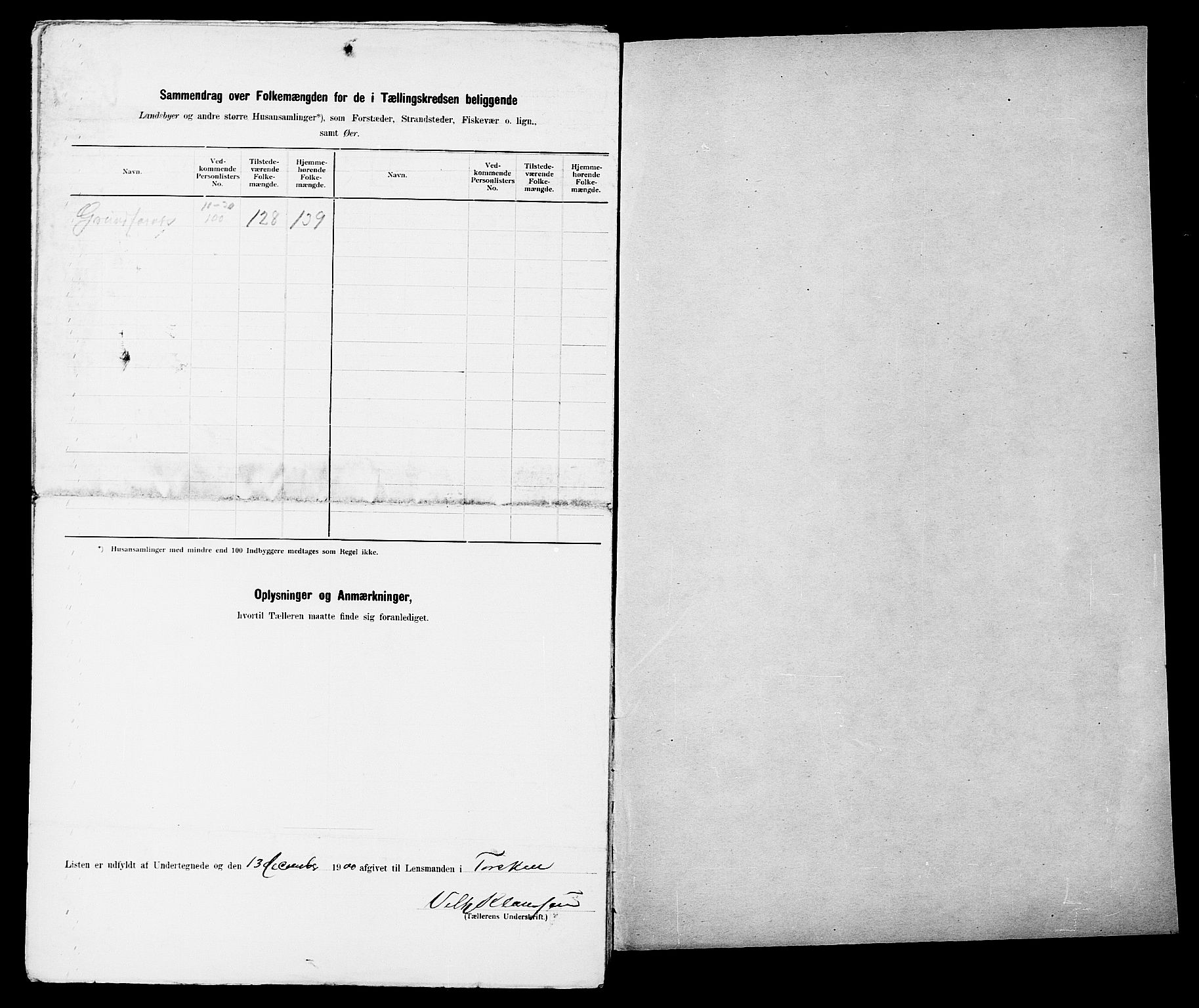 SATØ, 1900 census for Berg, 1900, p. 16