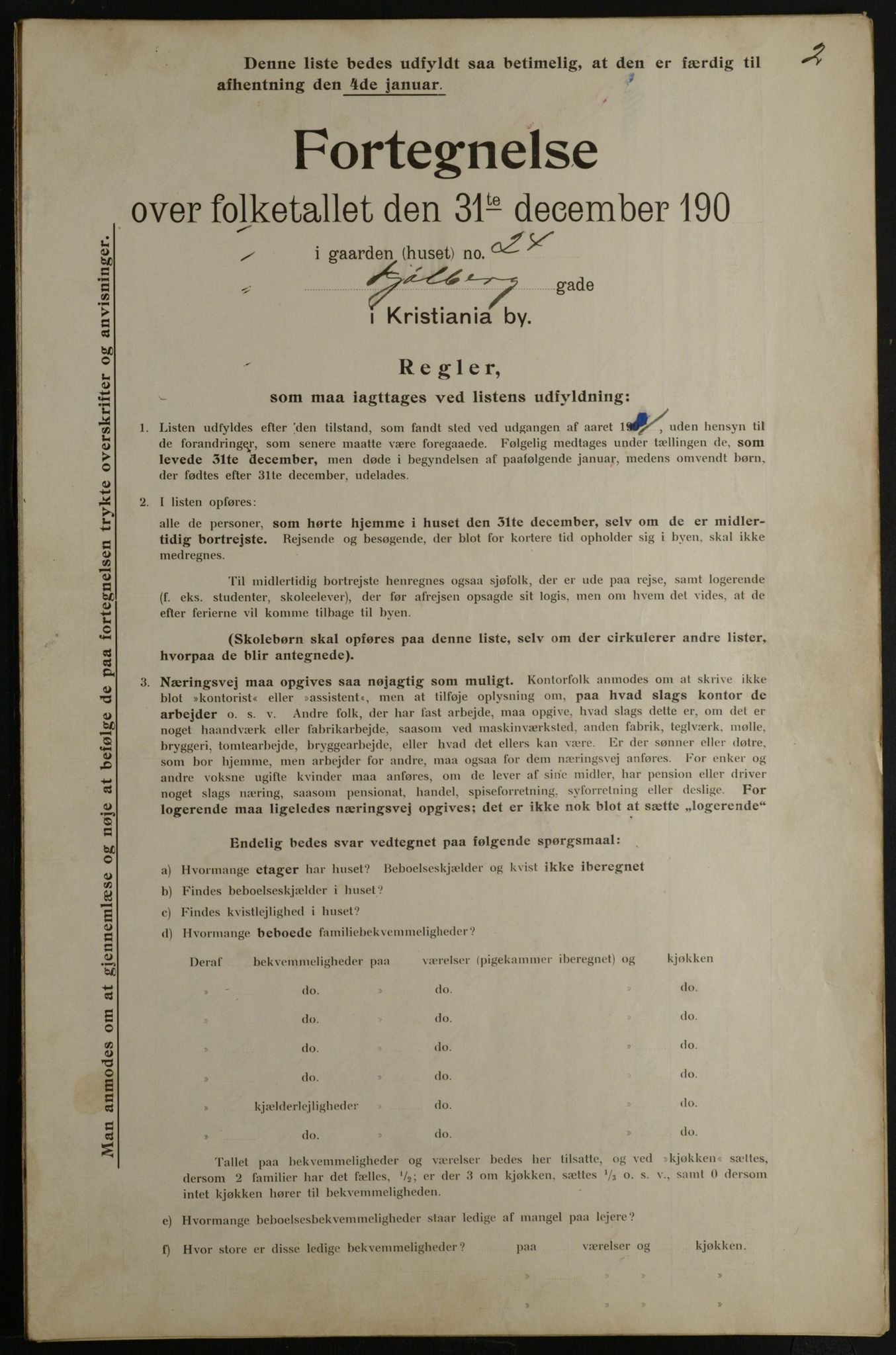OBA, Municipal Census 1901 for Kristiania, 1901, p. 8005