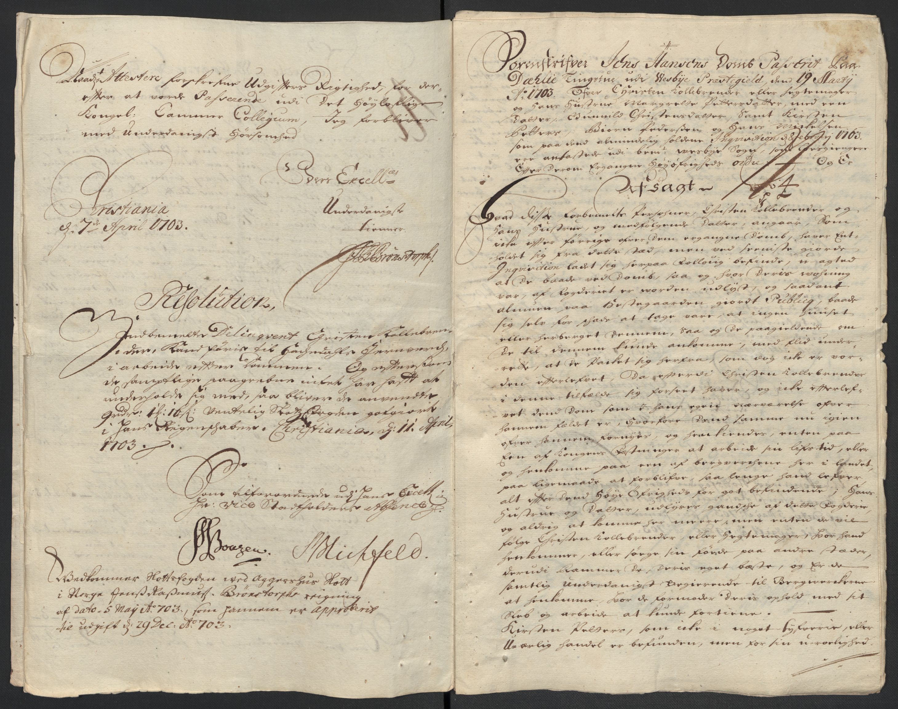 Rentekammeret inntil 1814, Reviderte regnskaper, Fogderegnskap, AV/RA-EA-4092/R10/L0445: Fogderegnskap Aker og Follo, 1703-1704, p. 234