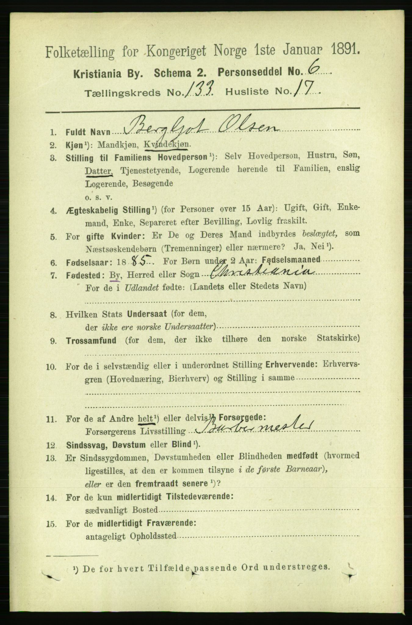 RA, 1891 census for 0301 Kristiania, 1891, p. 72770