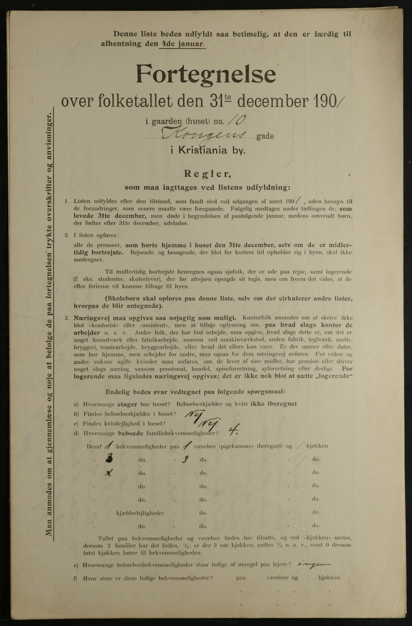 OBA, Municipal Census 1901 for Kristiania, 1901, p. 8151