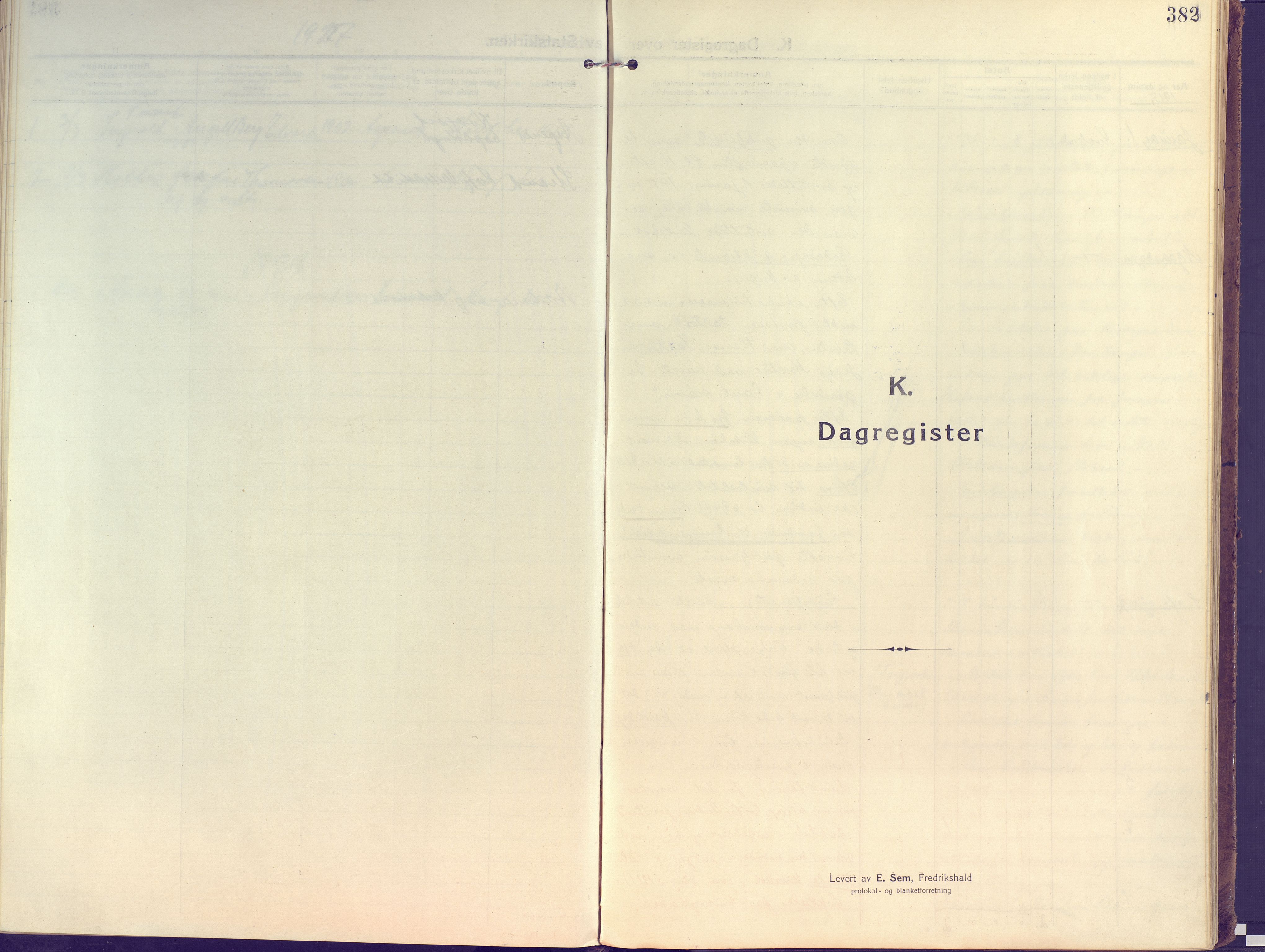 Kvæfjord sokneprestkontor, SATØ/S-1323/G/Ga/Gaa/L0007kirke: Parish register (official) no. 7, 1915-1931, p. 382