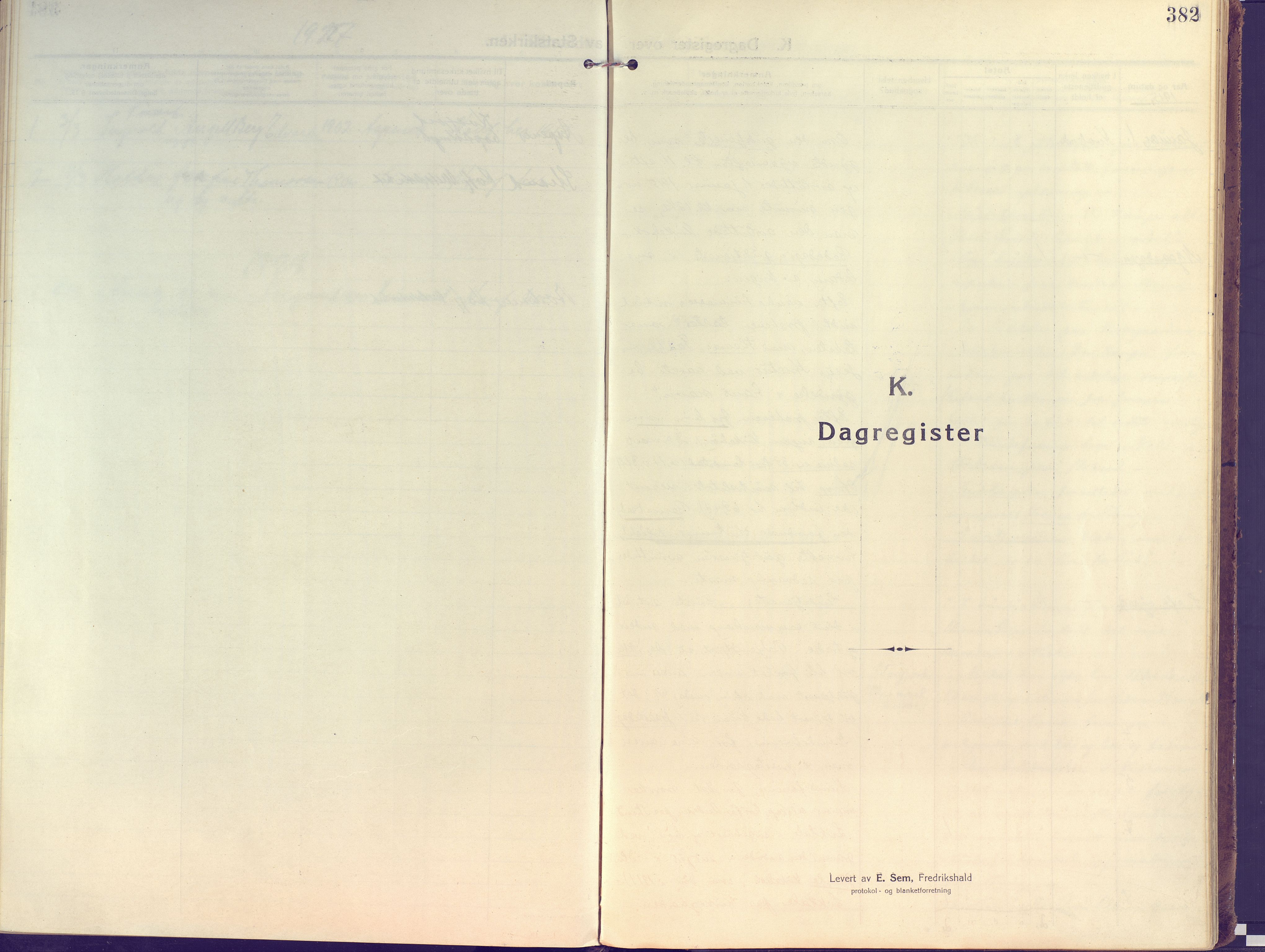 Kvæfjord sokneprestkontor, AV/SATØ-S-1323/G/Ga/Gaa/L0007kirke: Parish register (official) no. 7, 1915-1931, p. 382