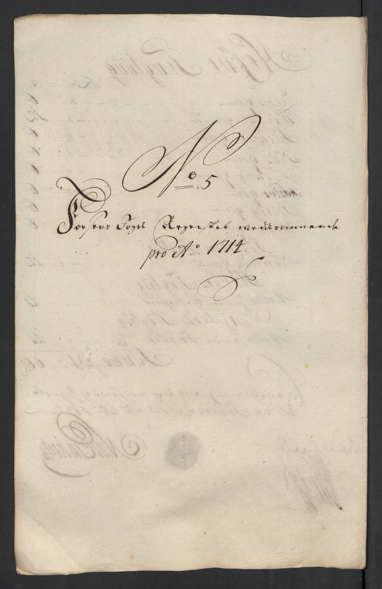 Rentekammeret inntil 1814, Reviderte regnskaper, Fogderegnskap, RA/EA-4092/R57/L3862: Fogderegnskap Fosen, 1714, p. 88