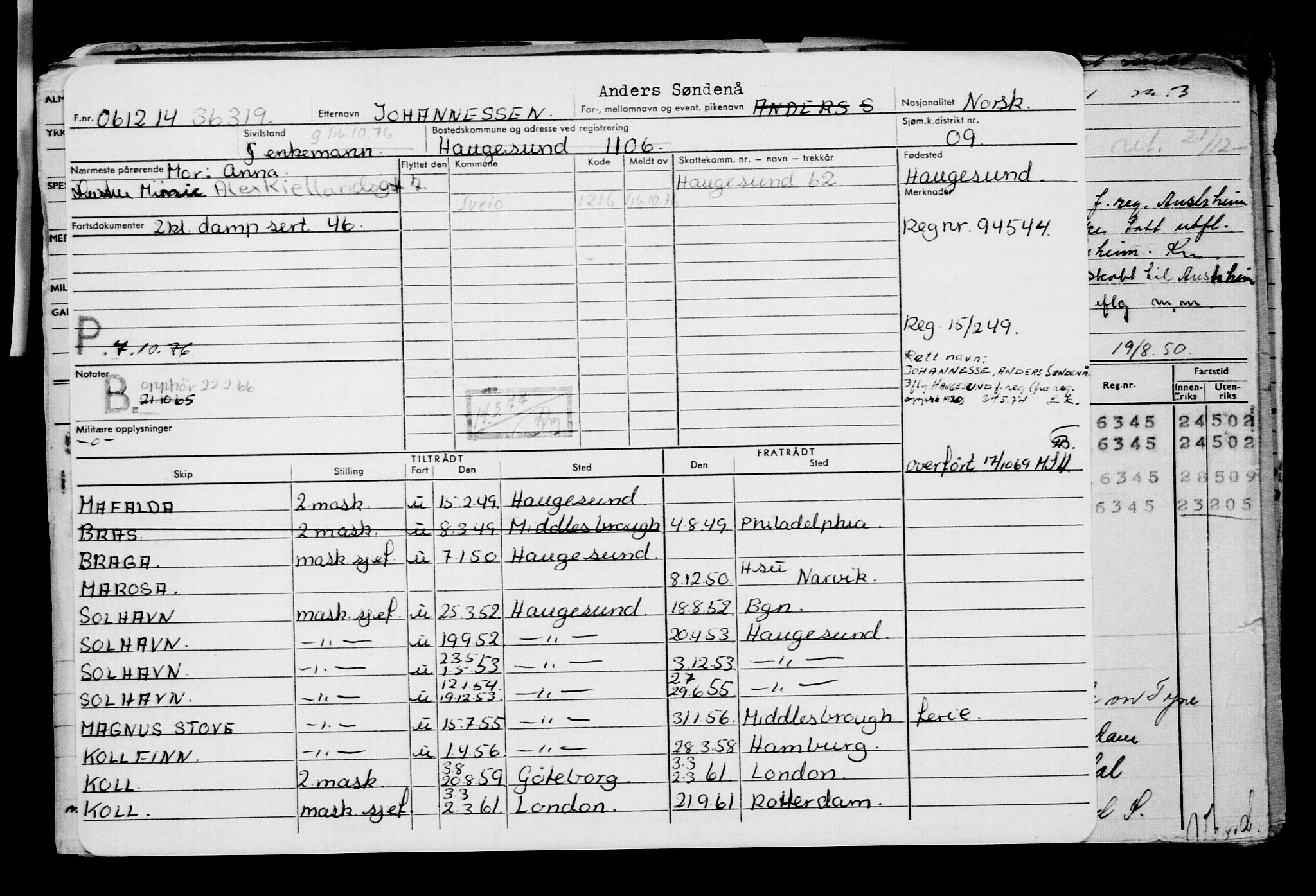 Direktoratet for sjømenn, AV/RA-S-3545/G/Gb/L0125: Hovedkort, 1914, p. 566