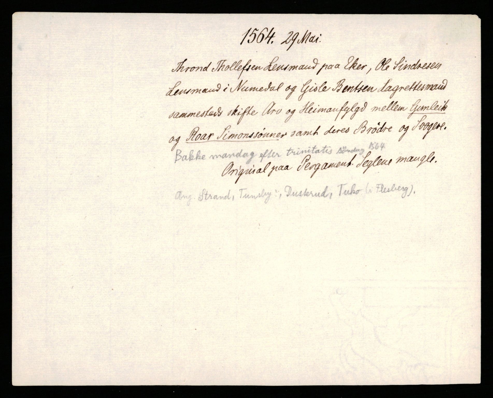 Riksarkivets diplomsamling, AV/RA-EA-5965/F35/F35b/L0001: Riksarkivets diplomer, seddelregister, 1307-1566, p. 529