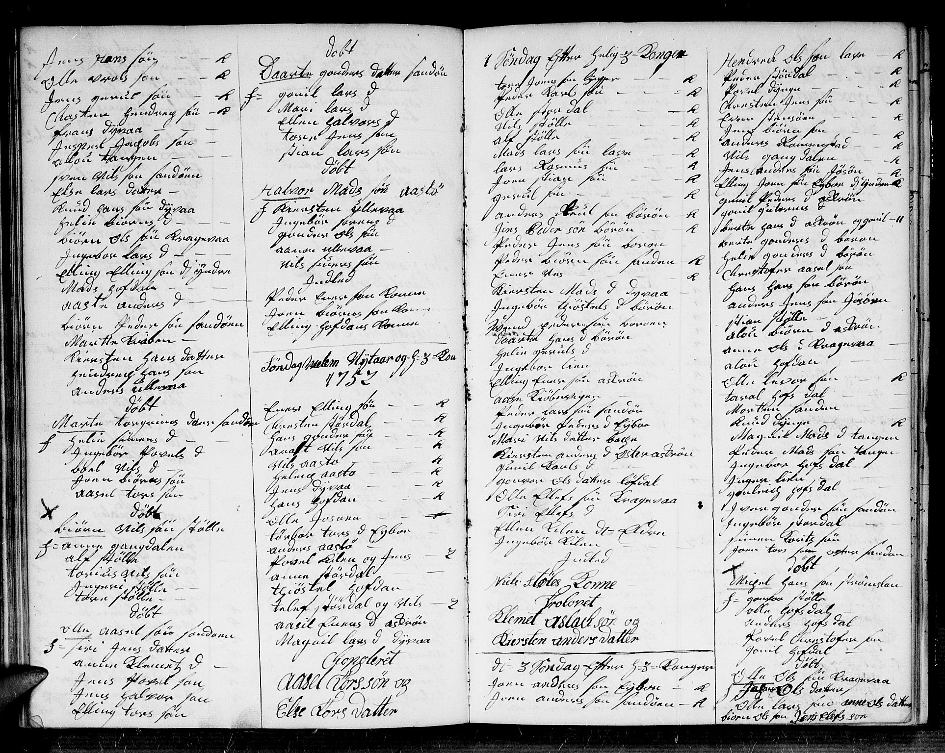 Dypvåg sokneprestkontor, AV/SAK-1111-0007/F/Fb/Fba/L0006: Parish register (copy) no. B 6, 1746-1762, p. 41