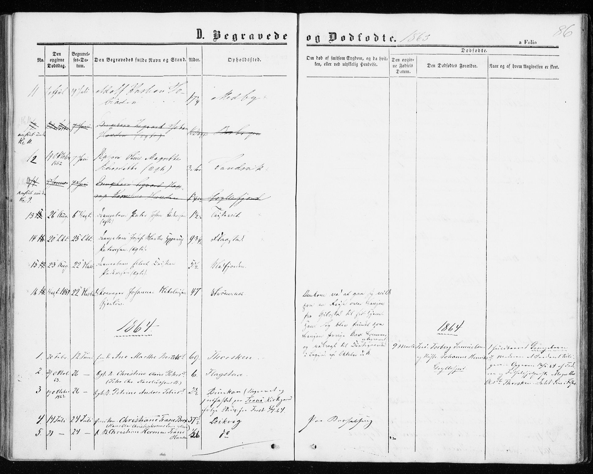 Berg sokneprestkontor, SATØ/S-1318/G/Ga/Gaa/L0002kirke: Parish register (official) no. 2, 1860-1872, p. 86