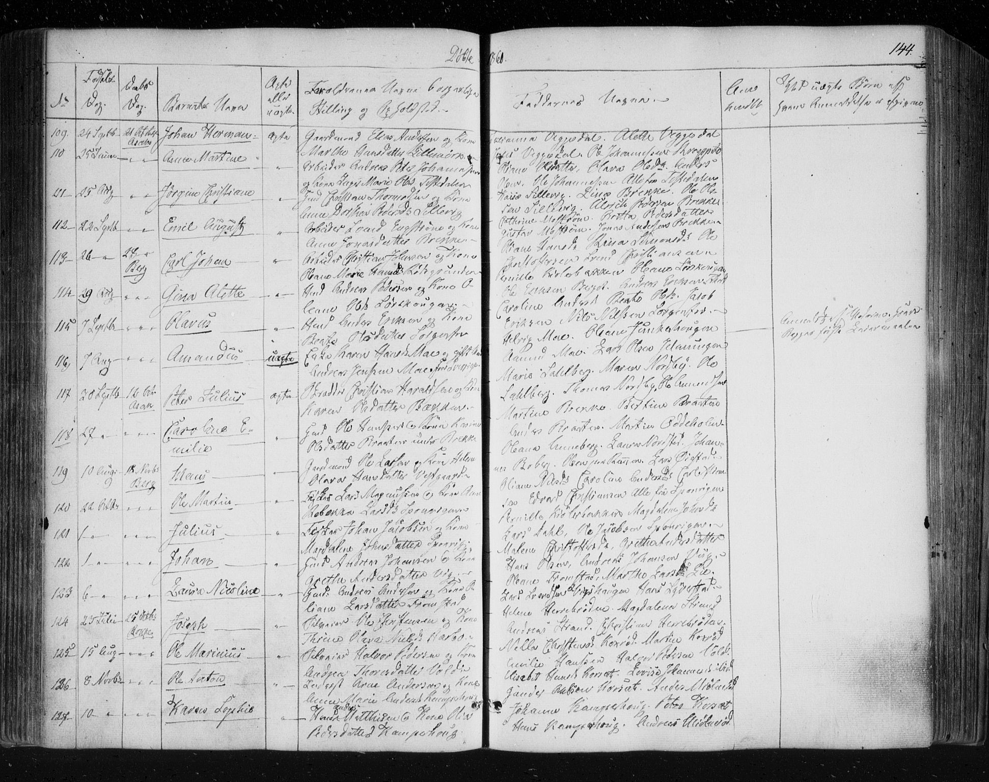 Berg prestekontor Kirkebøker, AV/SAO-A-10902/F/Fa/L0004: Parish register (official) no. I 4, 1843-1860, p. 144