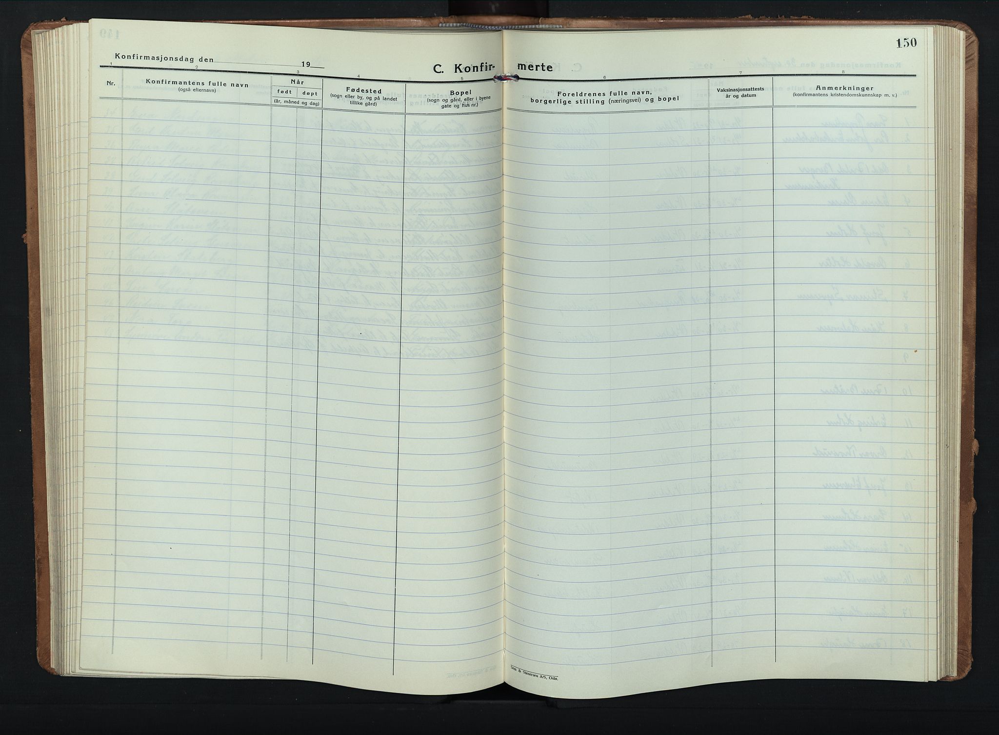 Veldre prestekontor, AV/SAH-PREST-018/L/La/L0002: Parish register (copy) no. 2, 1935-1949, p. 150