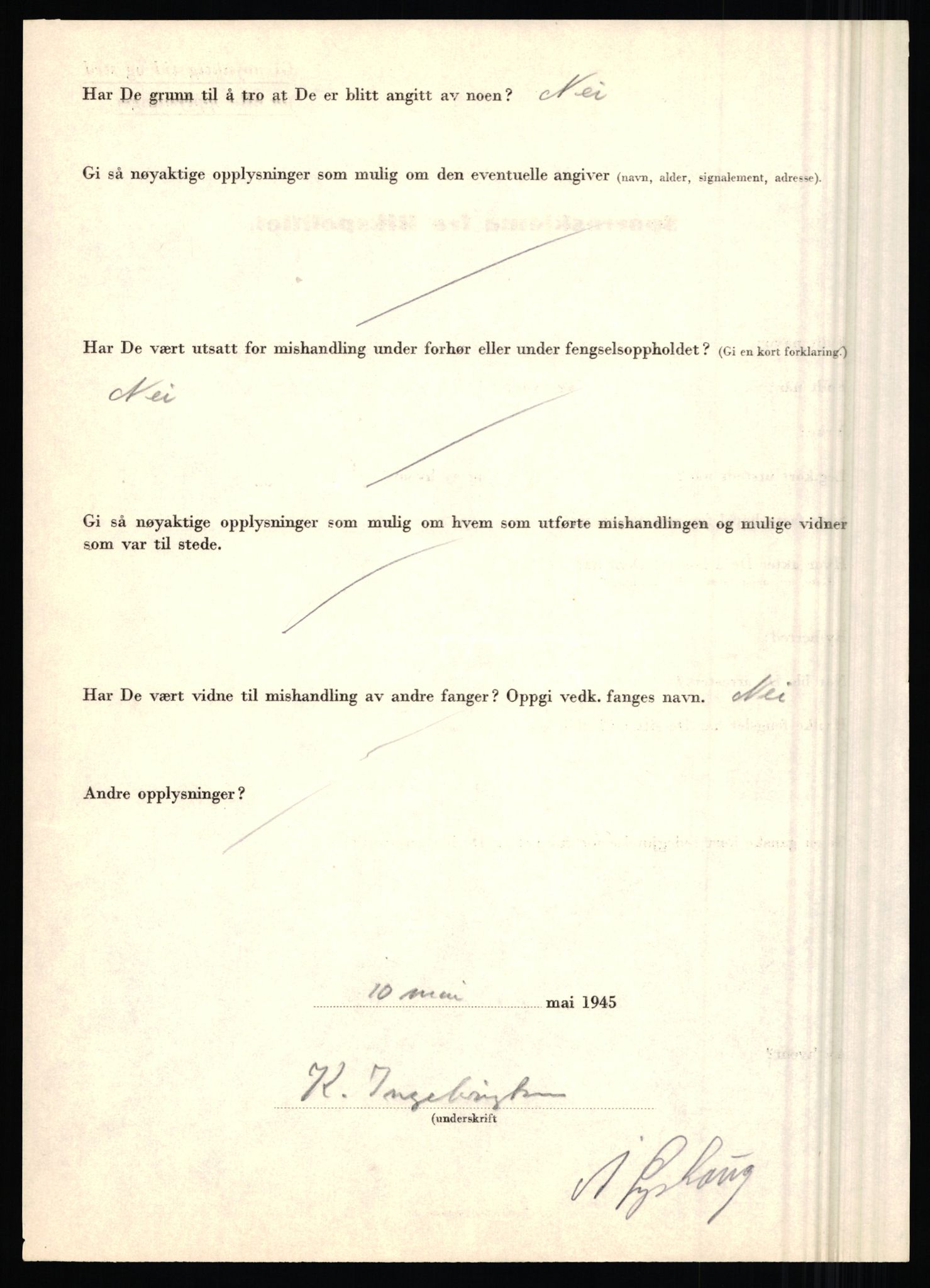 Rikspolitisjefen, AV/RA-S-1560/L/L0007: Heen, Erik C. - Iversen, Trygve, 1940-1945, p. 1132