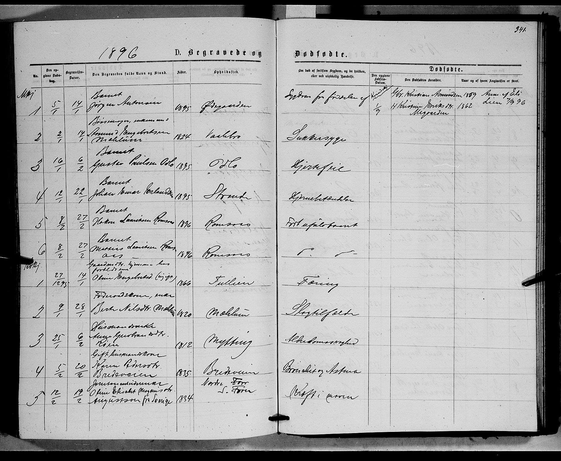 Ringebu prestekontor, SAH/PREST-082/H/Ha/Hab/L0006: Parish register (copy) no. 6, 1880-1898, p. 341
