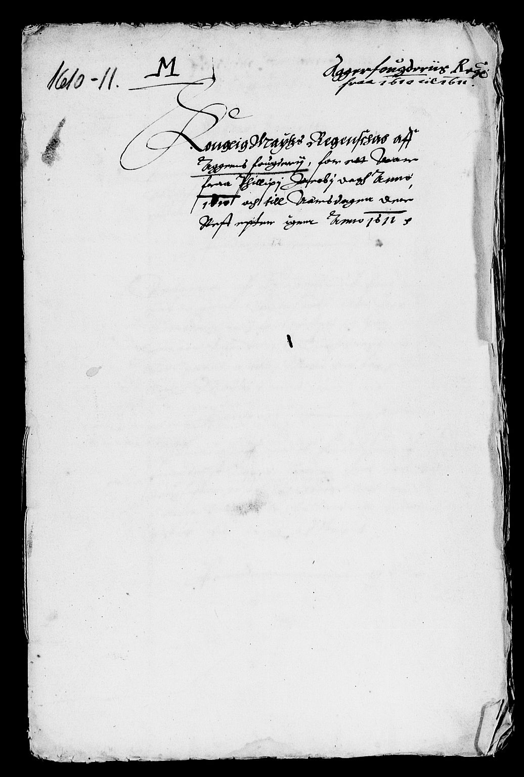 Rentekammeret inntil 1814, Reviderte regnskaper, Lensregnskaper, AV/RA-EA-5023/R/Rb/Rba/L0026: Akershus len, 1610-1612