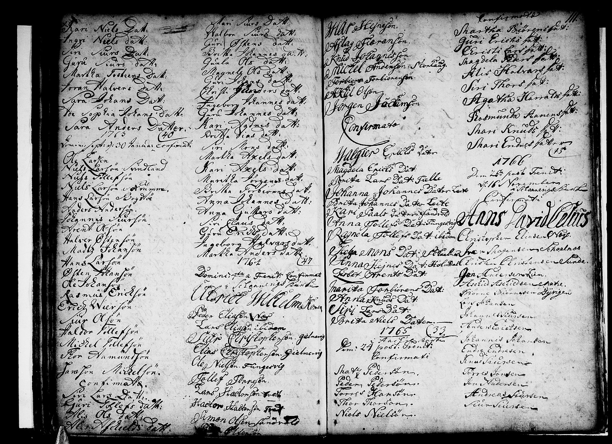 Skånevik sokneprestembete, SAB/A-77801/H/Haa: Parish register (official) no. A 1, 1745-1789, p. 111