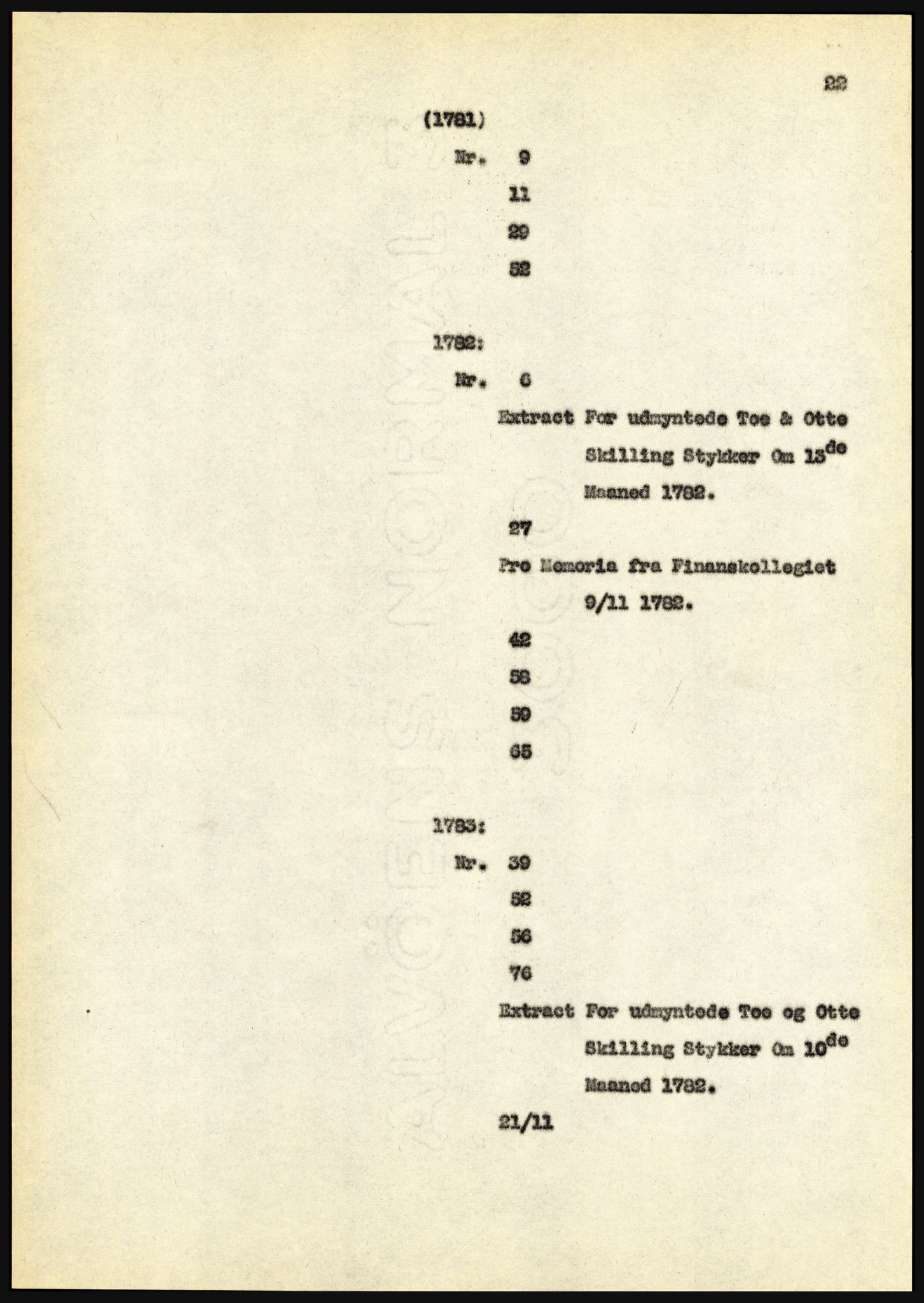 Riksarkivet, Seksjon for eldre arkiv og spesialsamlinger, AV/RA-EA-6797/H/Ha, 1953, p. 22