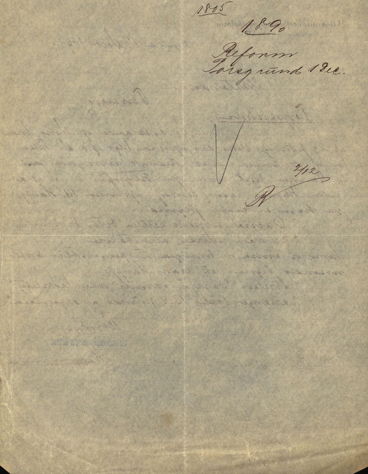 Pa 63 - Østlandske skibsassuranceforening, VEMU/A-1079/G/Ga/L0025/0007: Havaridokumenter / Terpsichore, Terra, Nova, 1890, p. 8