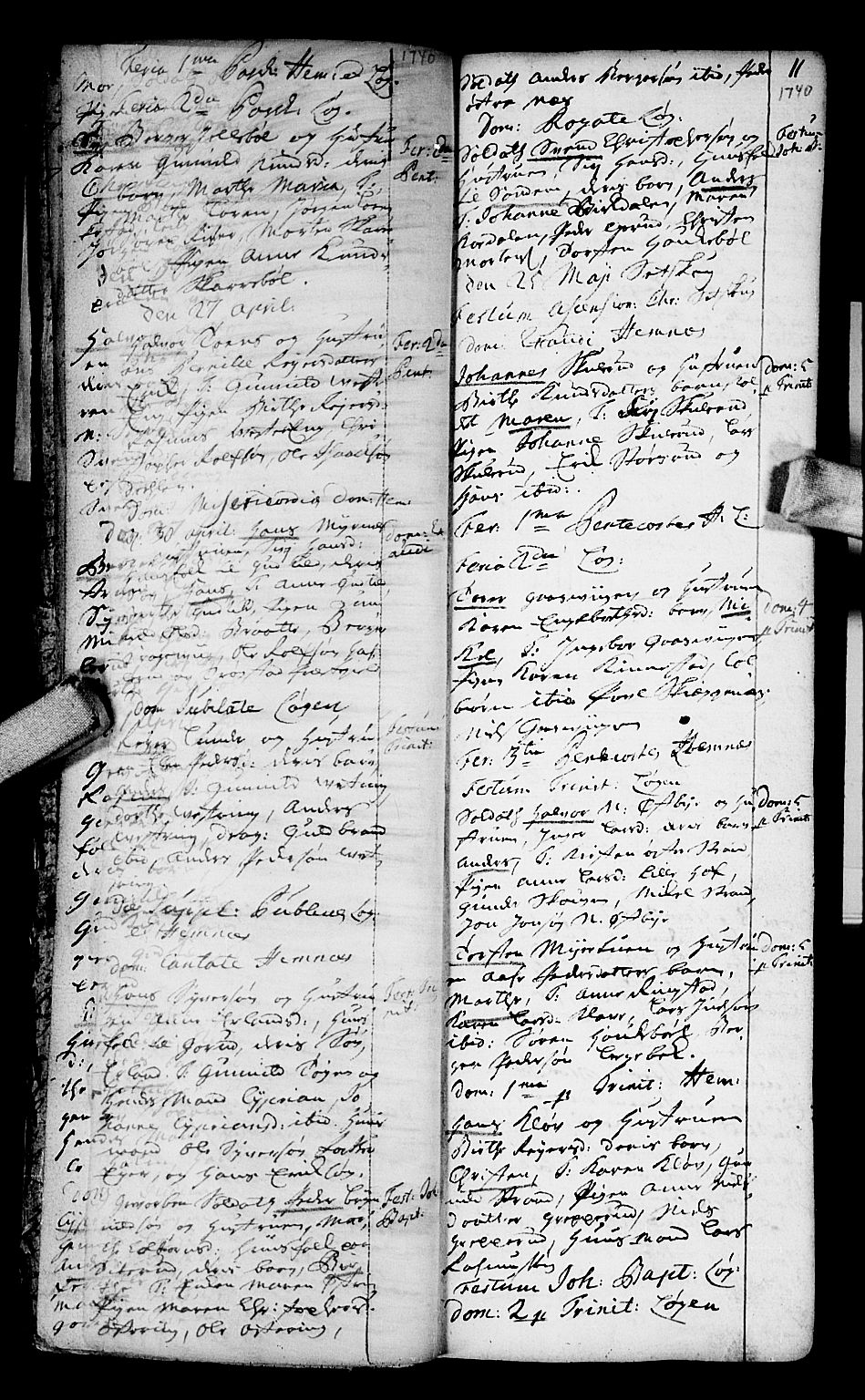 Høland prestekontor Kirkebøker, SAO/A-10346a/F/Fa/L0003: Parish register (official) no. I 3, 1739-1756, p. 11