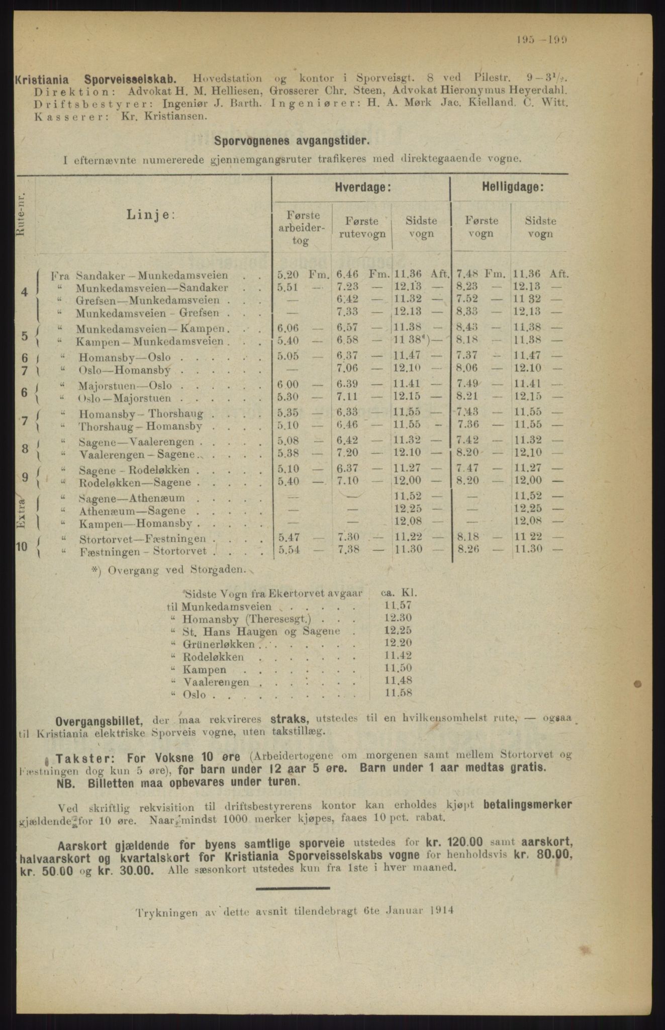 Kristiania/Oslo adressebok, PUBL/-, 1914, p. 195