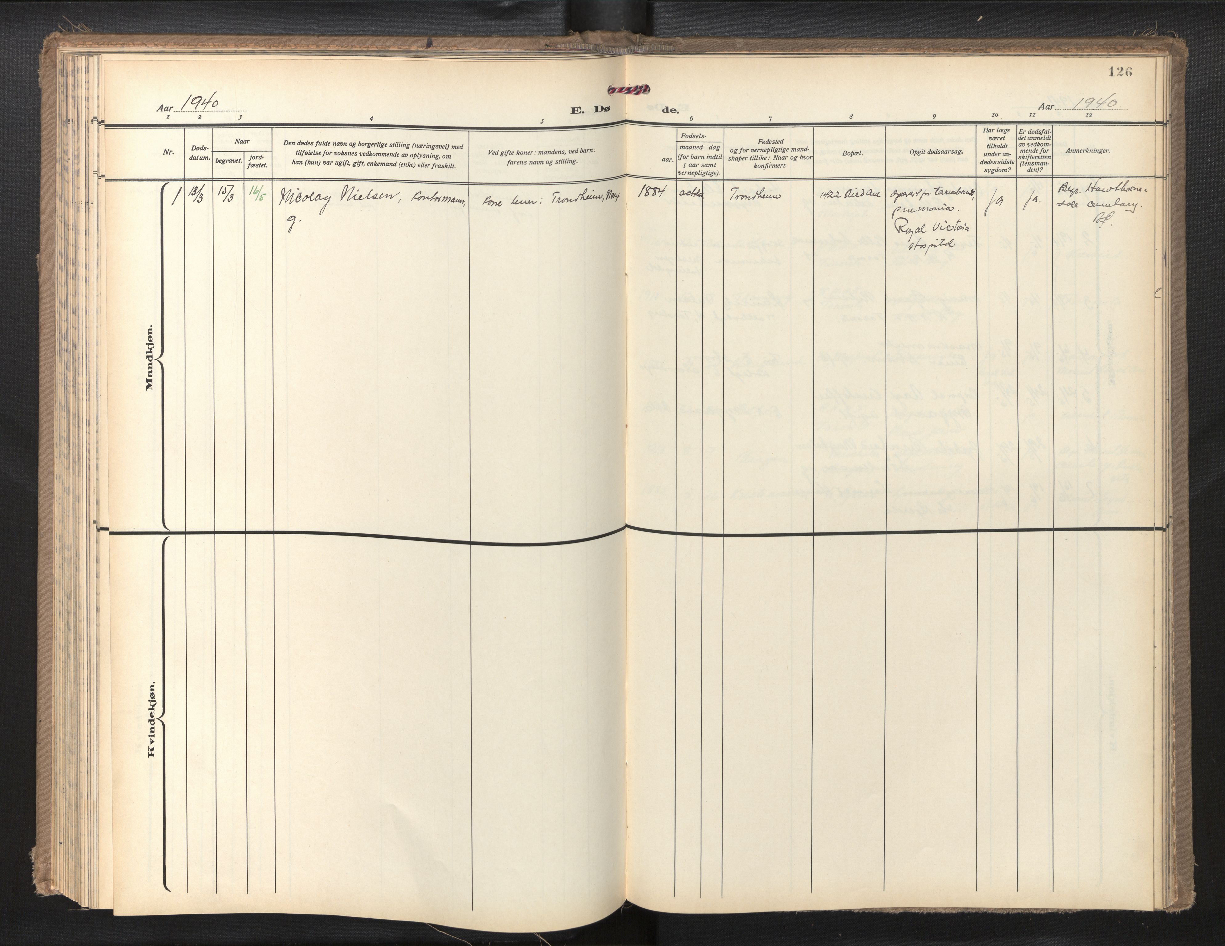 Den norske sjømannsmisjon i utlandet/Montreal-Halifax, AV/SAB-SAB/PA-0116/H/Ha/L0001: Parish register (official) no. A 1, 1929-1960, p. 125b-126a