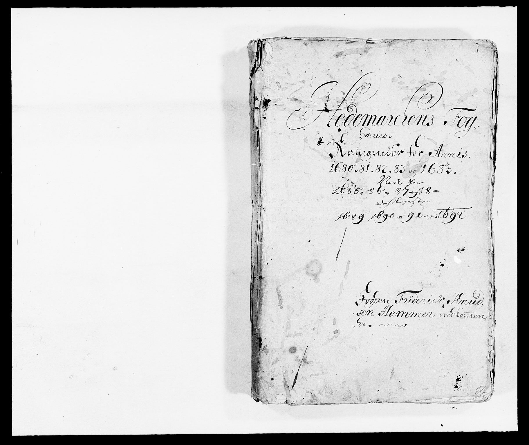 Rentekammeret inntil 1814, Reviderte regnskaper, Fogderegnskap, RA/EA-4092/R16/L1033: Fogderegnskap Hedmark, 1692, p. 2