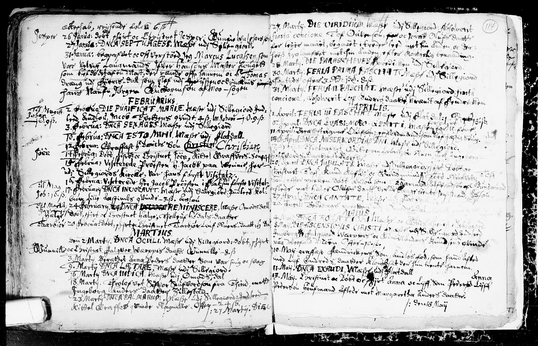 Seljord kirkebøker, SAKO/A-20/F/Fa/L0001: Parish register (official) no. I 1, 1654-1686, p. 114